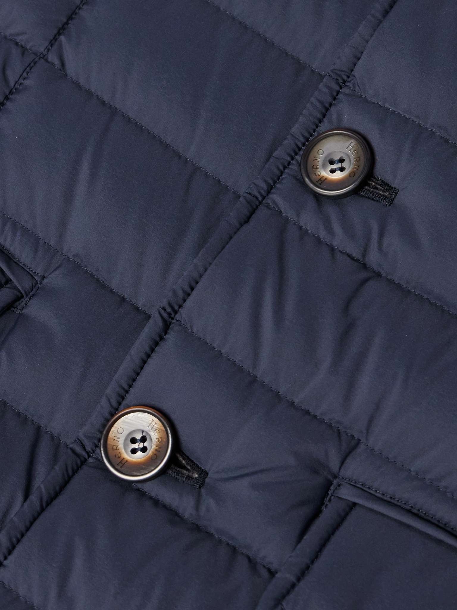 Convertible Padded Quilted Nylon Blazer - 3