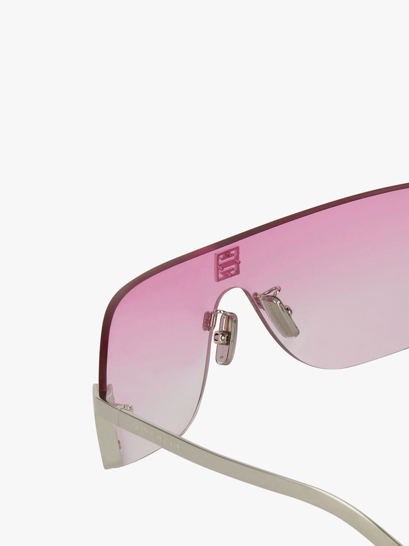 Givenchy 4G MASK UNISEX SUNGLASSES IN METAL outlook