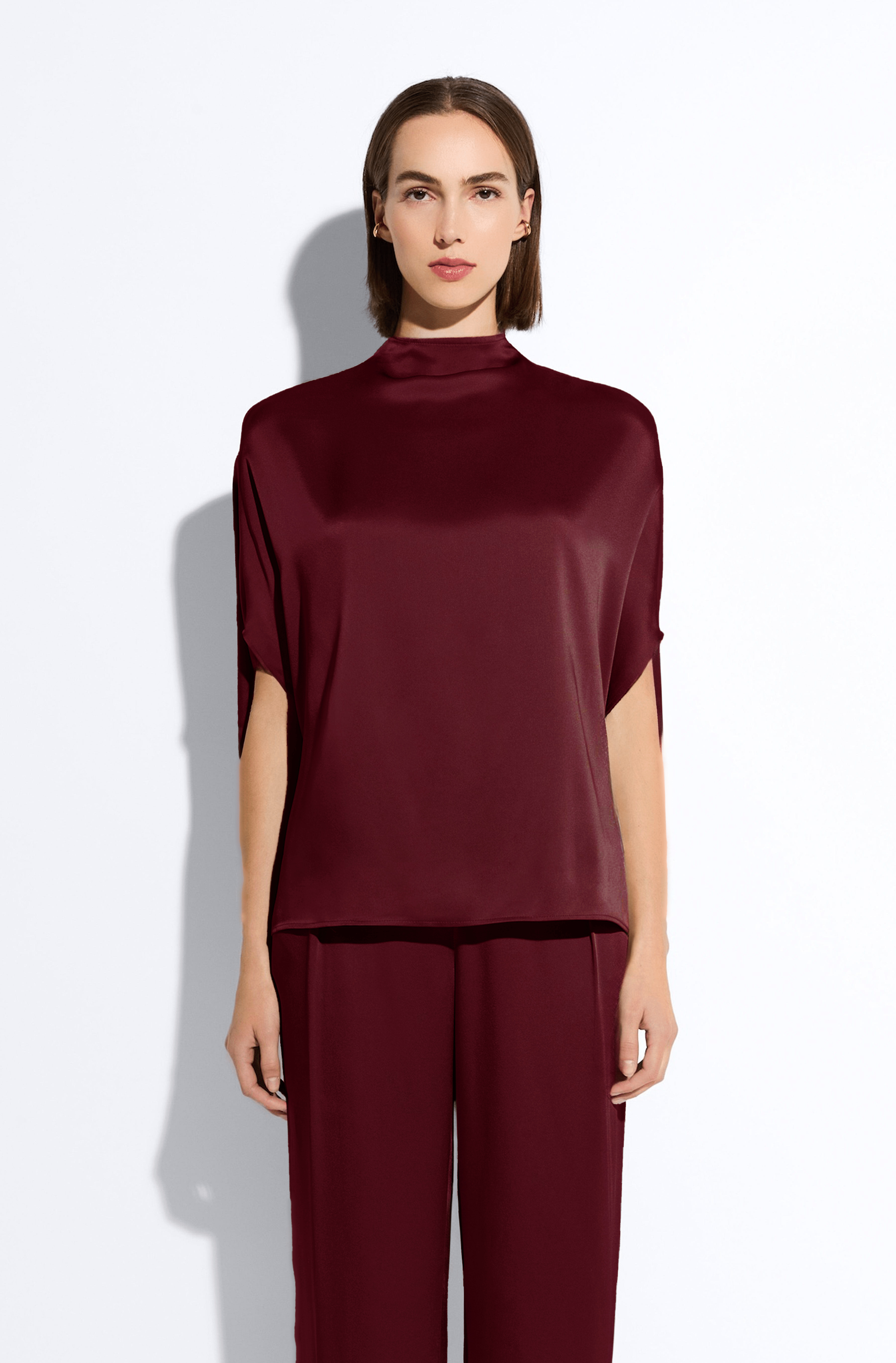 Satin Cape Tee - 2
