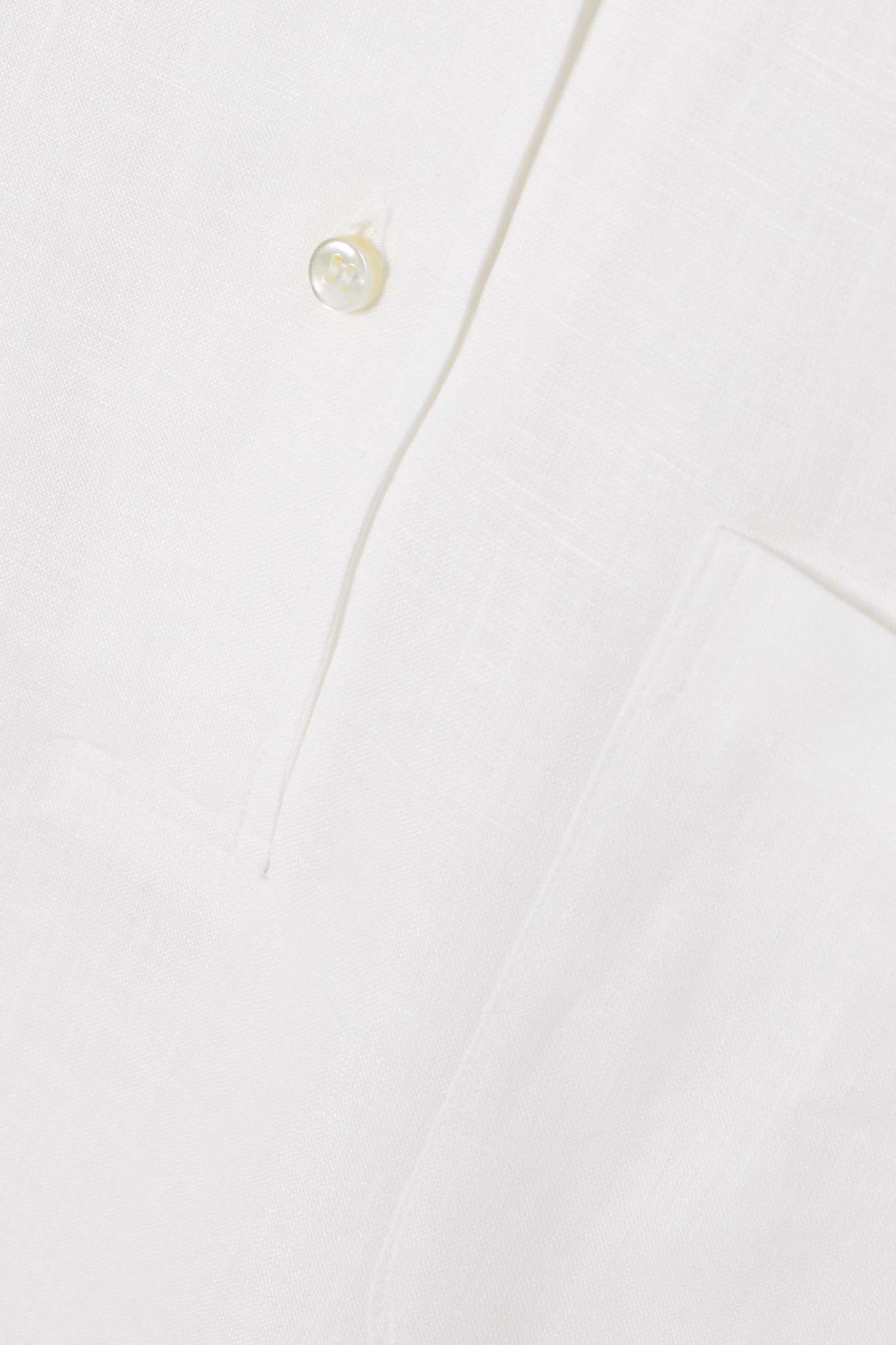 Appliquéd linen shirt - 5