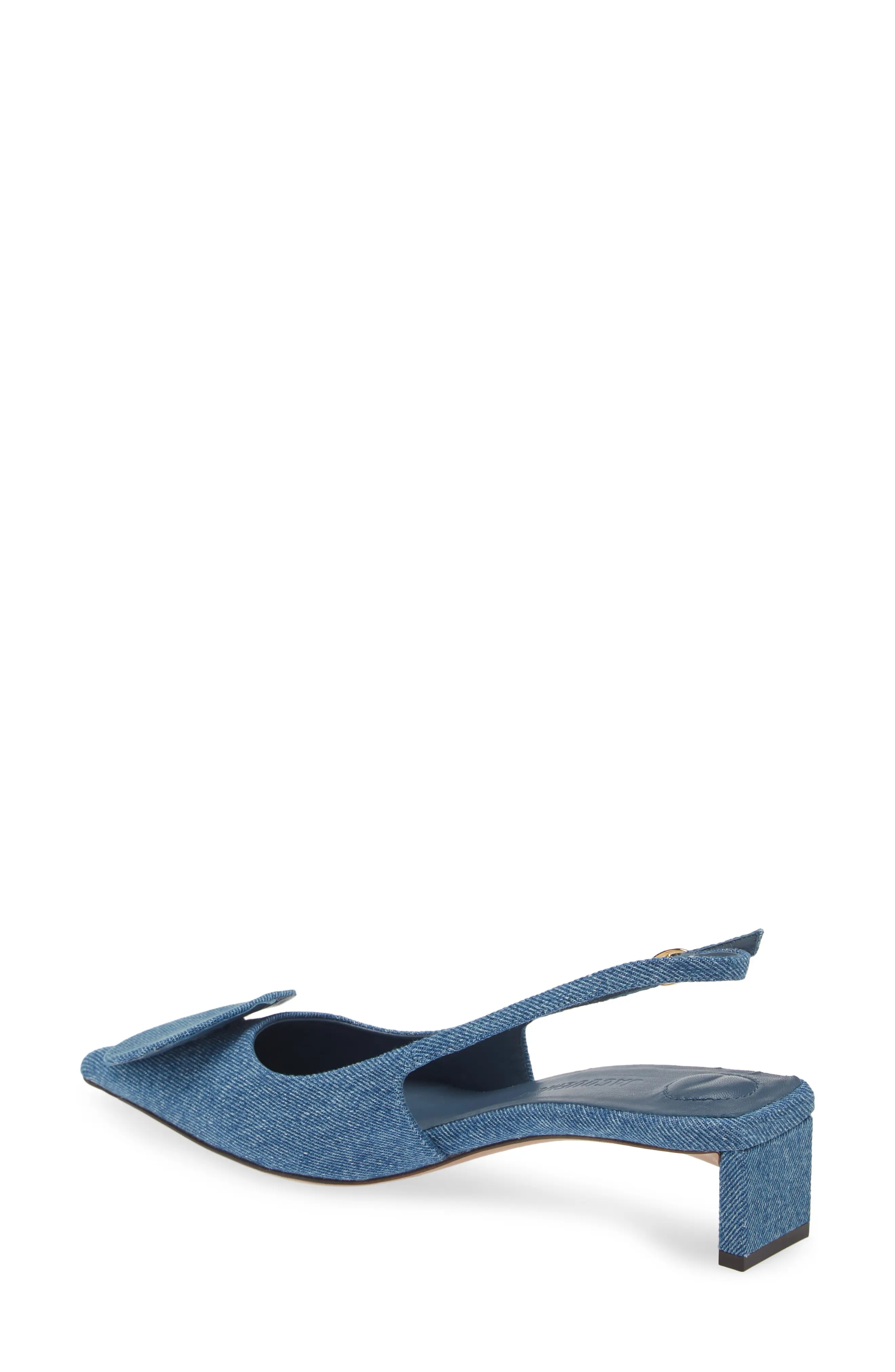 JACQUEMUS Mismatched Pointed Toe Slingback Pumps nordstrom