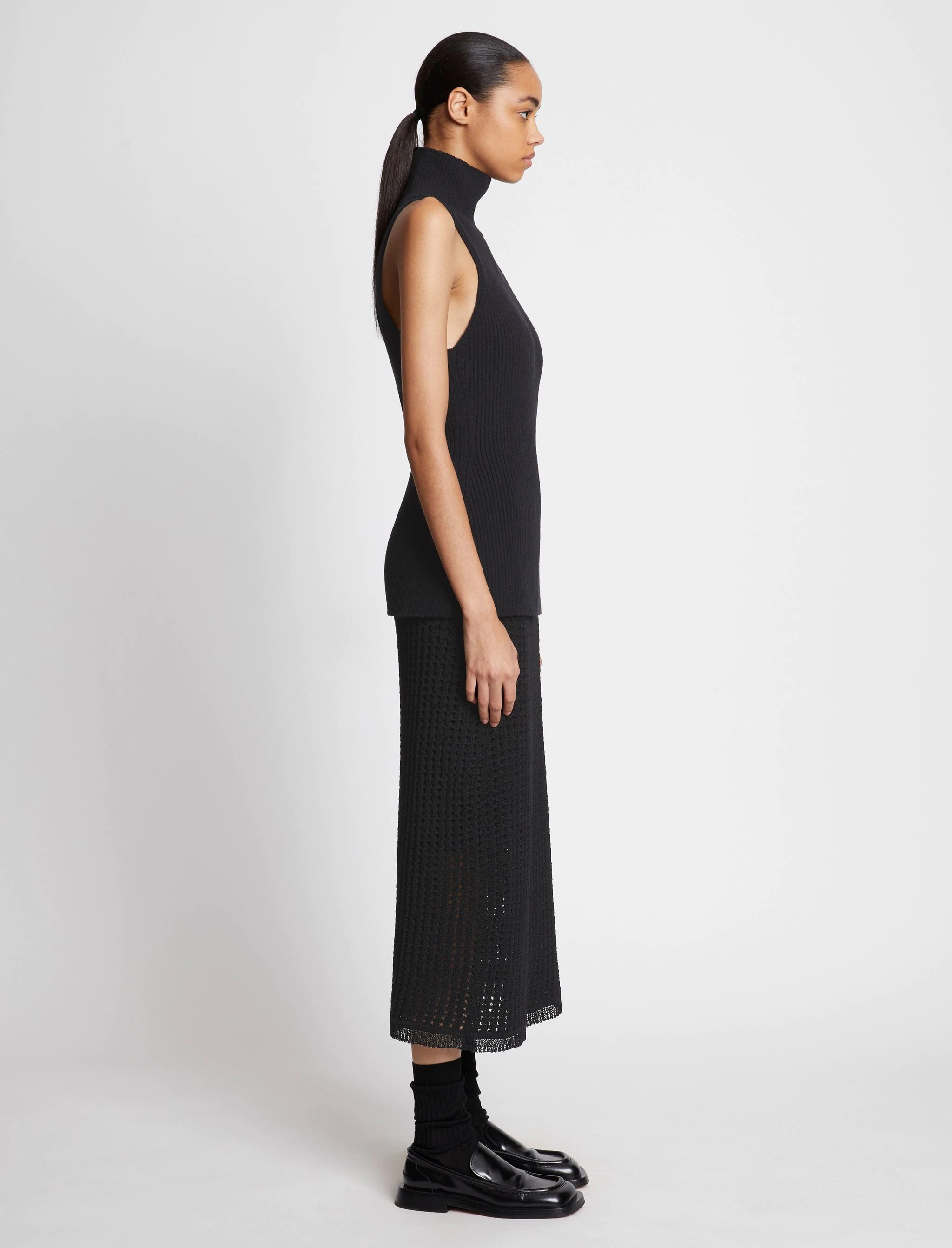 Cotton Rib Sleeveless Tank - 4