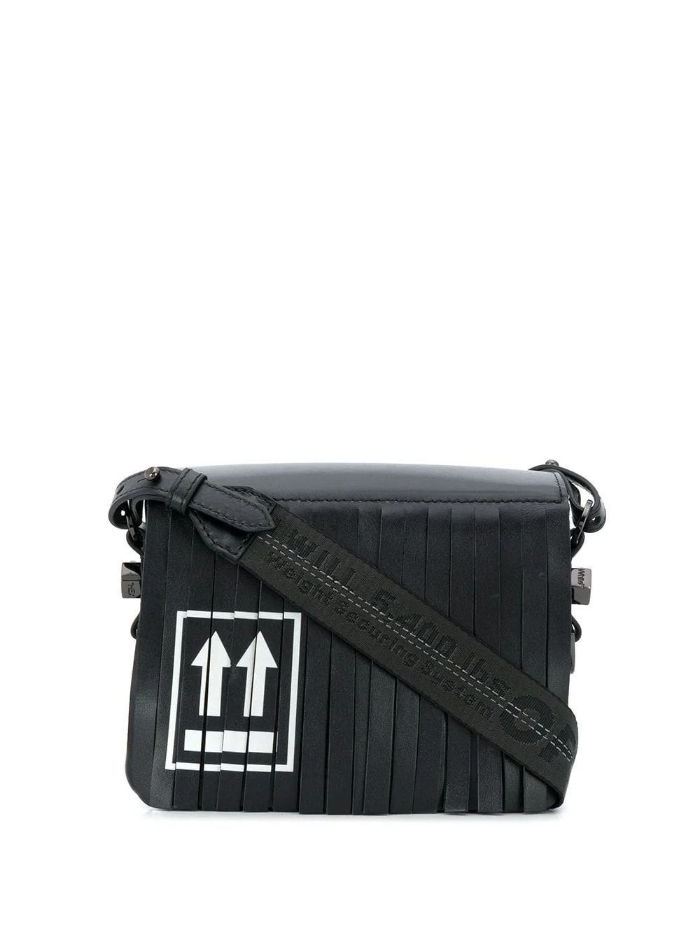 Fringed flap bag - 1