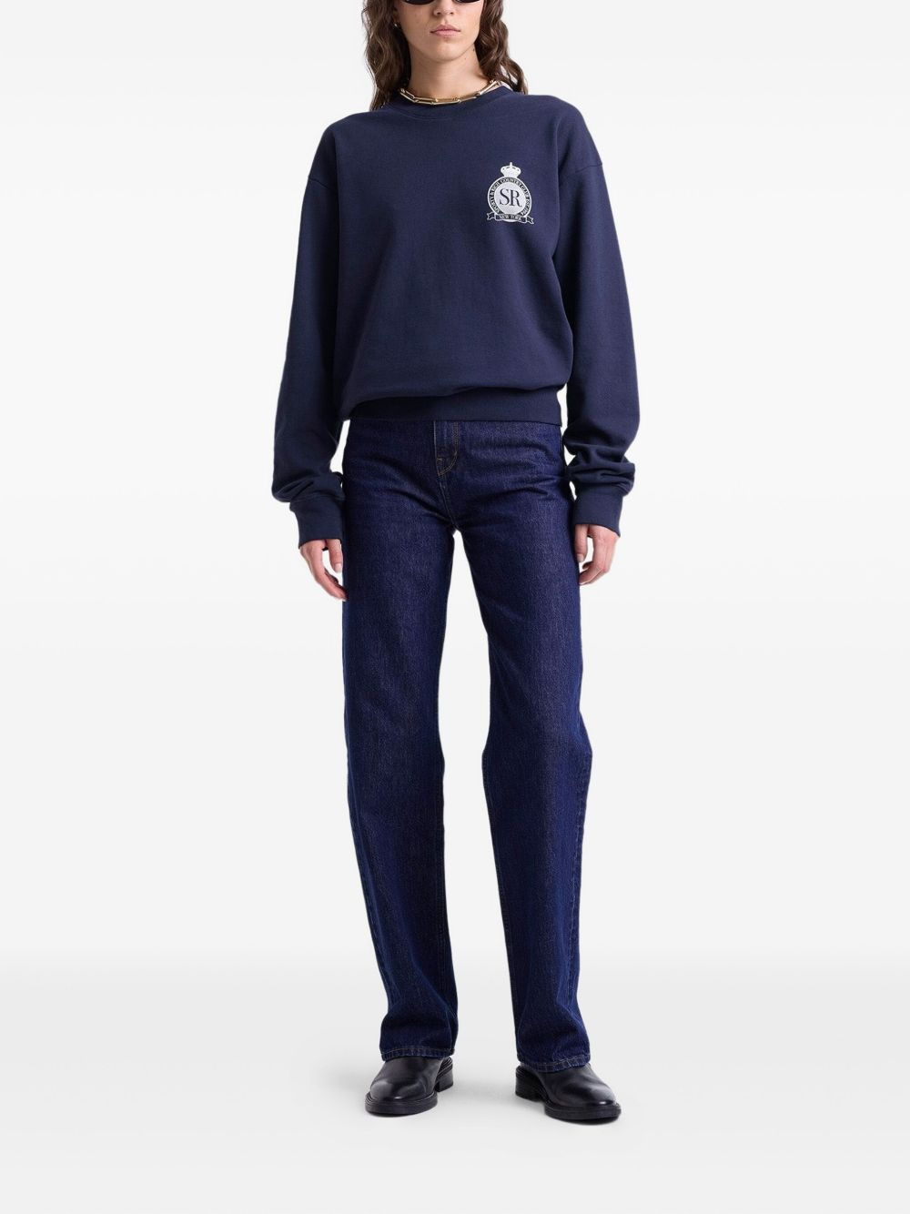 Royal Club crest-embroidered sweatshirt - 2