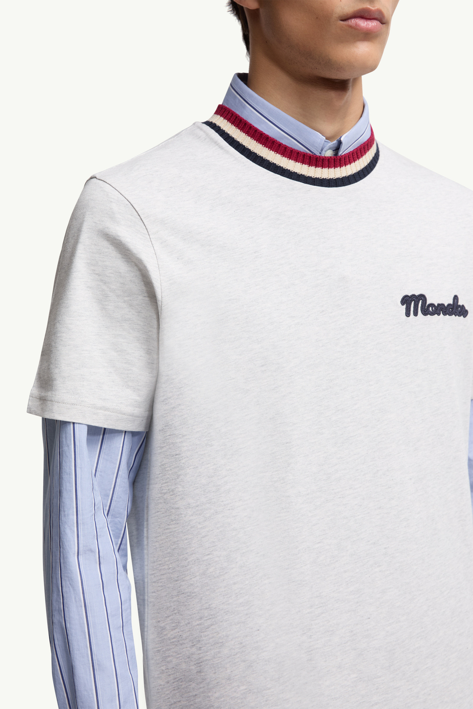 Embroidered Logo Cotton T-Shirt - 6