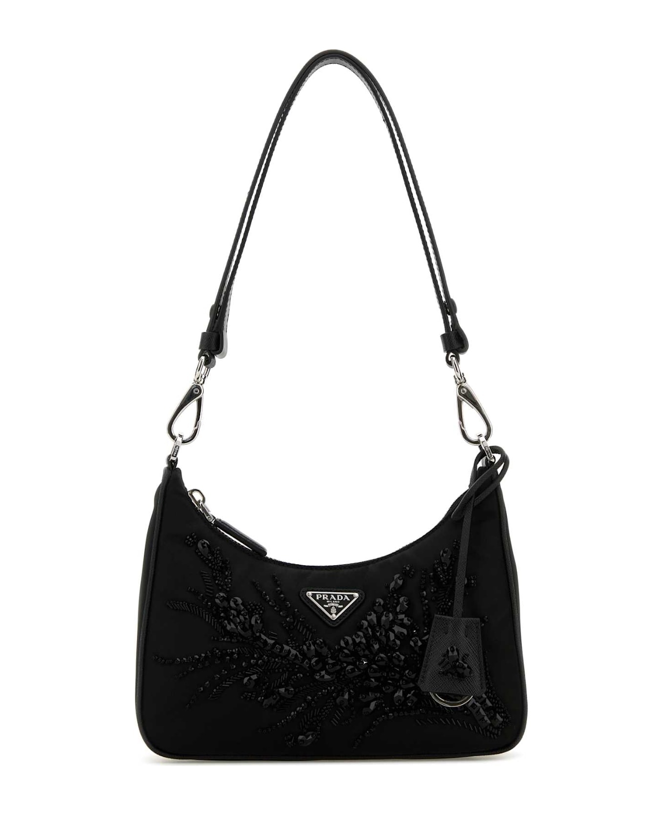 Black Re-nylon Re-edition Shoulder Bag - 1
