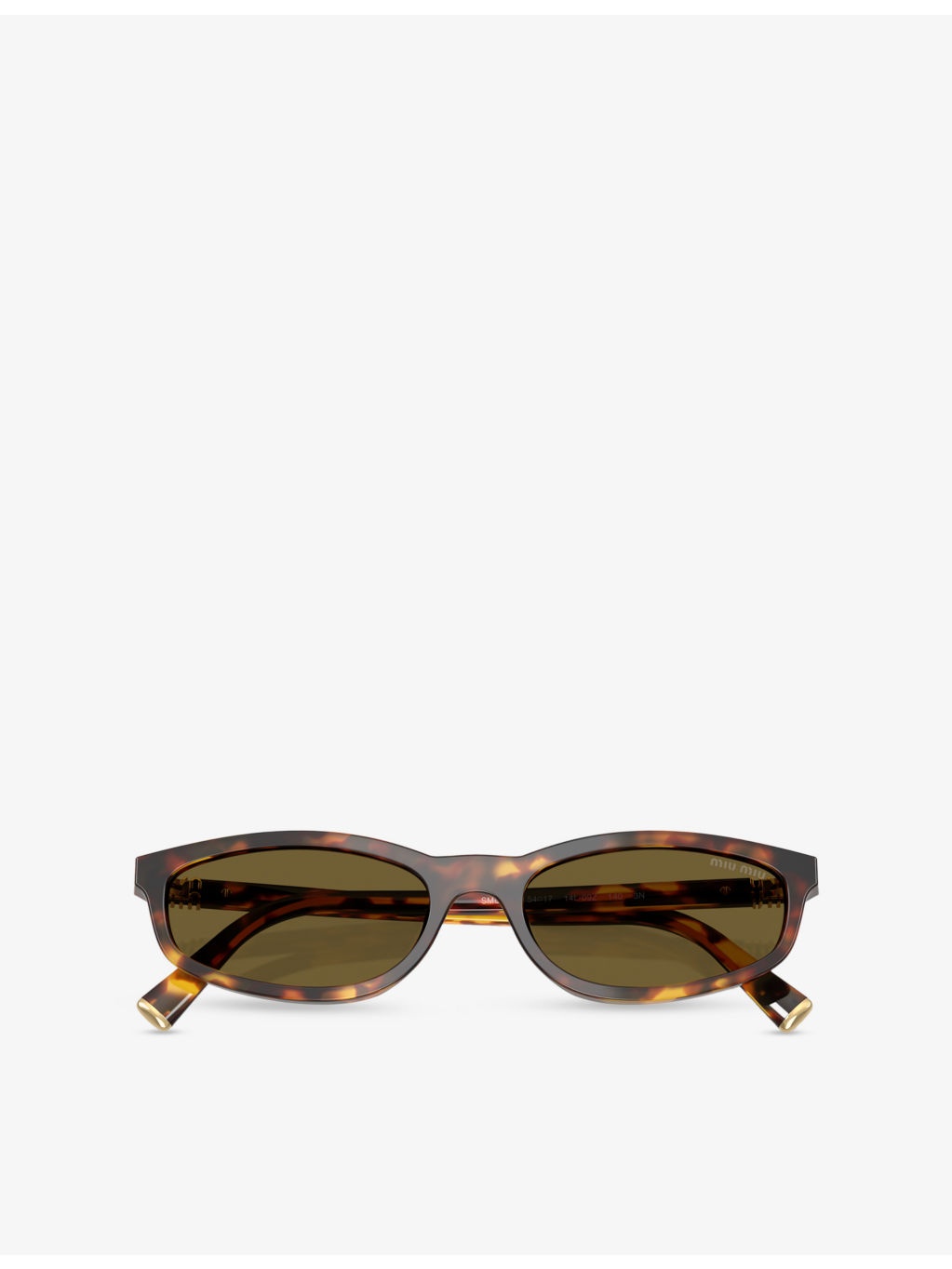 MU A06S Oval-Frame Acetate Sunglasses - 5