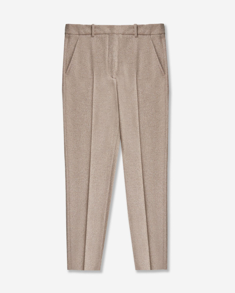 Regular fit flannel trousers 1