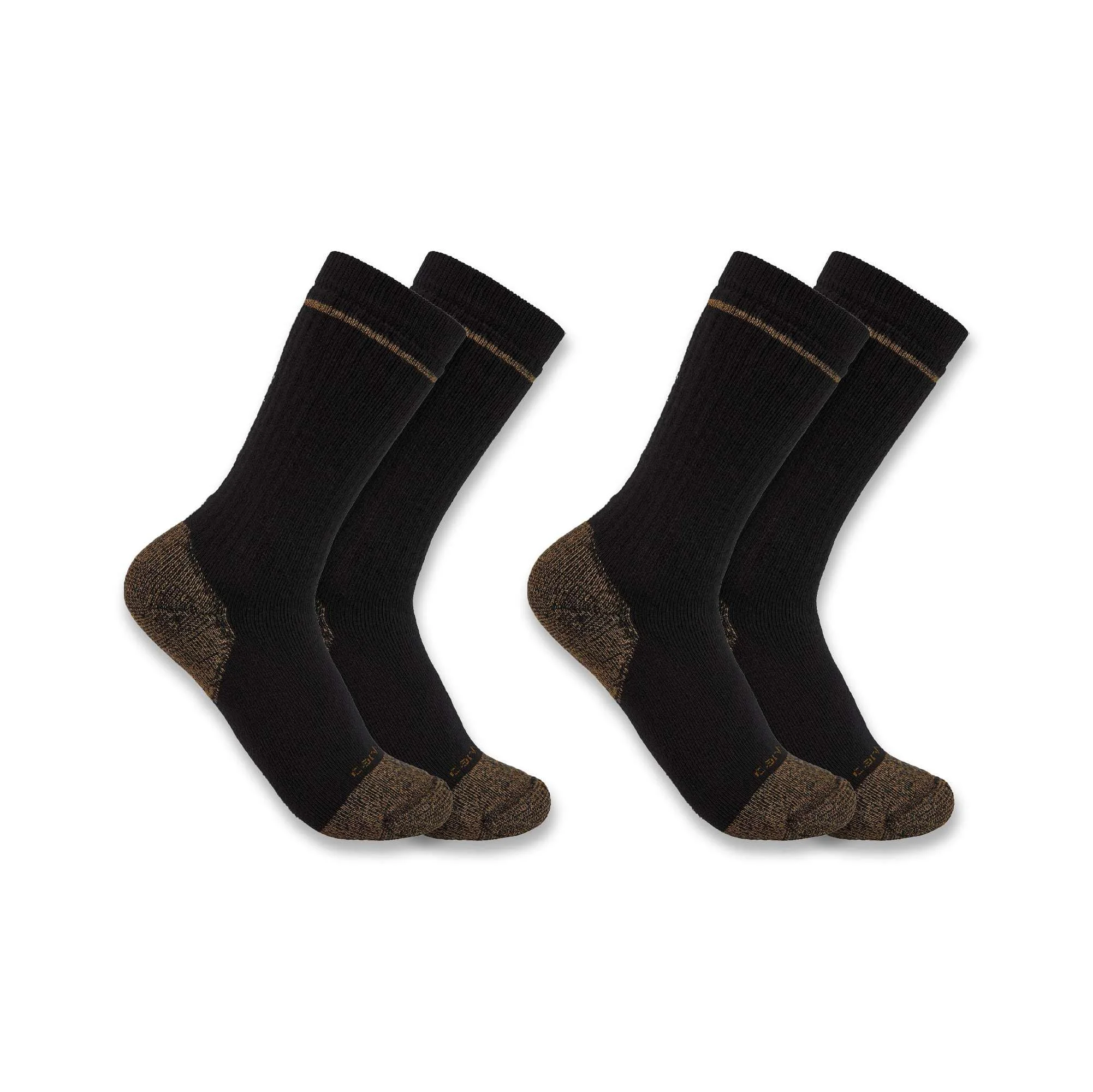 Midweight Cotton Blend Steel Toe Boot Sock 2-Pack - 1