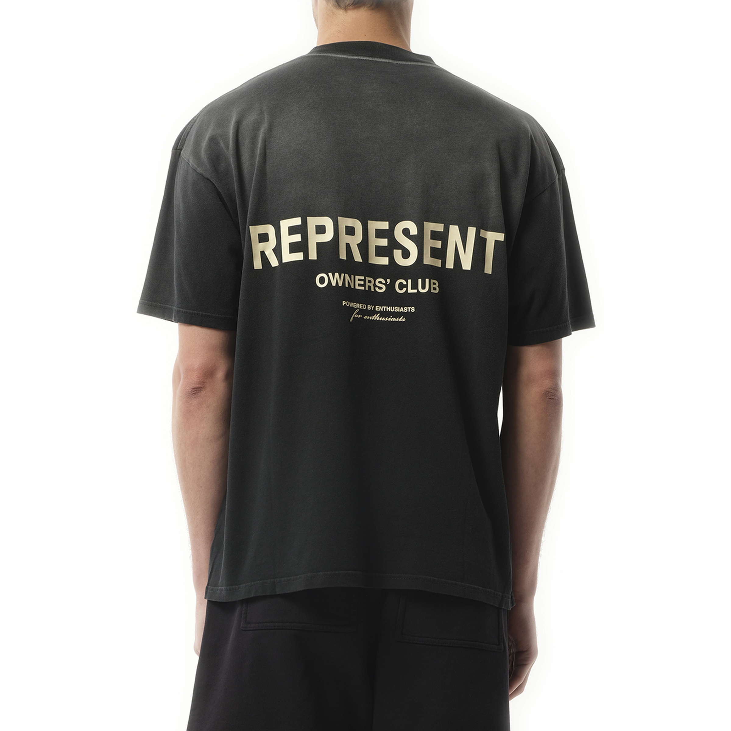 Represent Owners Club T-Shirt in Aged Black - 6