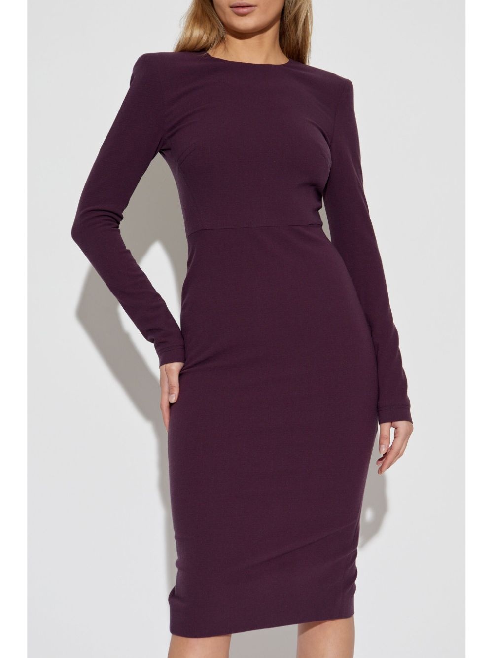 long-sleeve T-shirt dress - 3