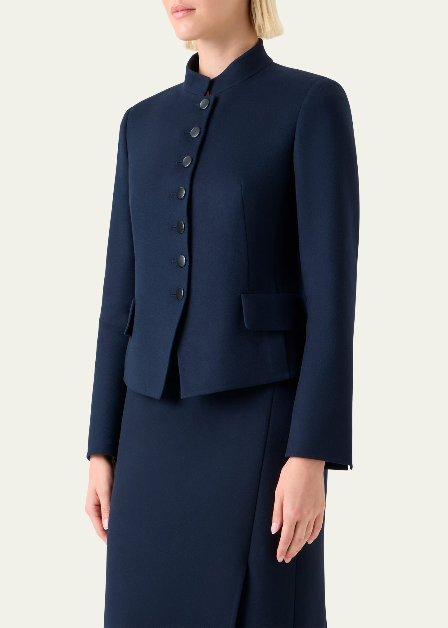 Deva Wool Flannel Double-Face Jacket - 4