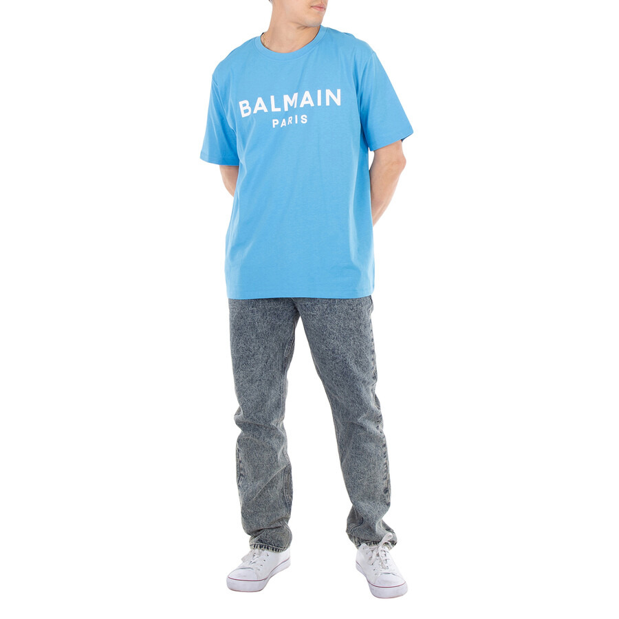 Balmain Straight-Cut Balmain Printed T-Shirt - 3