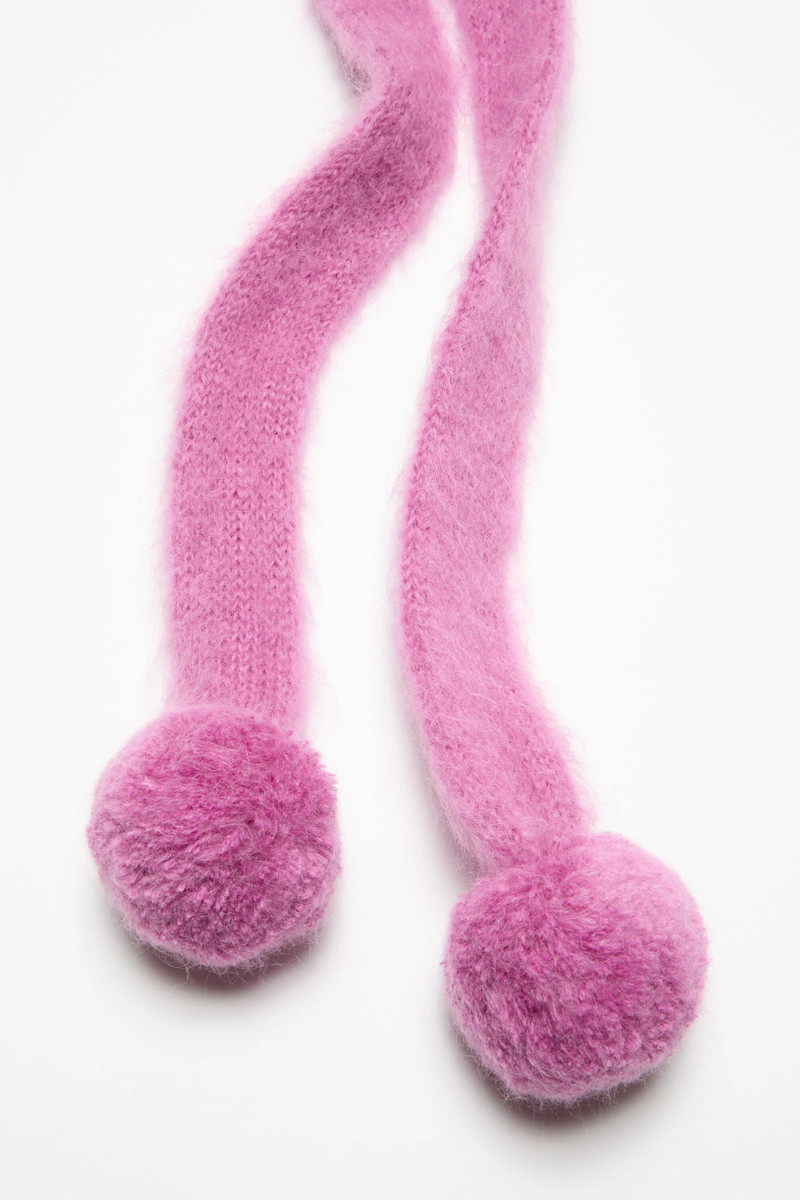 Mohair cap - Year of the Horse - Pink/purple 3
