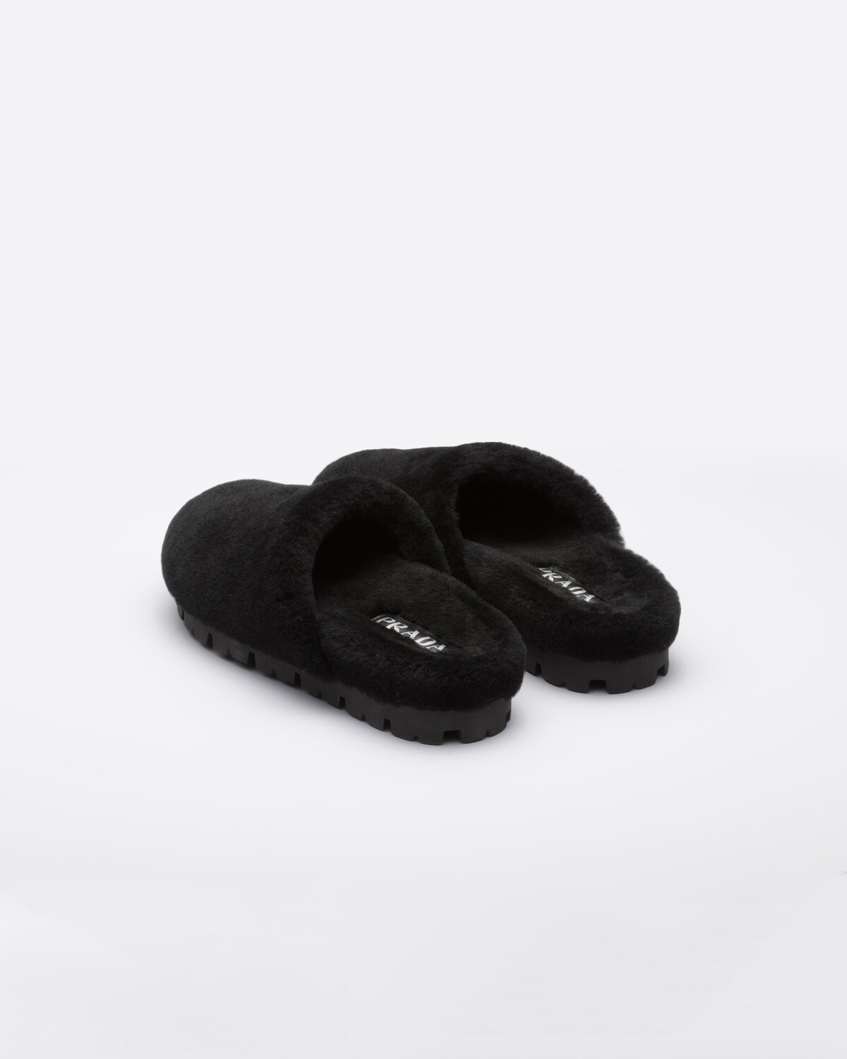 Shearling sabots - 4