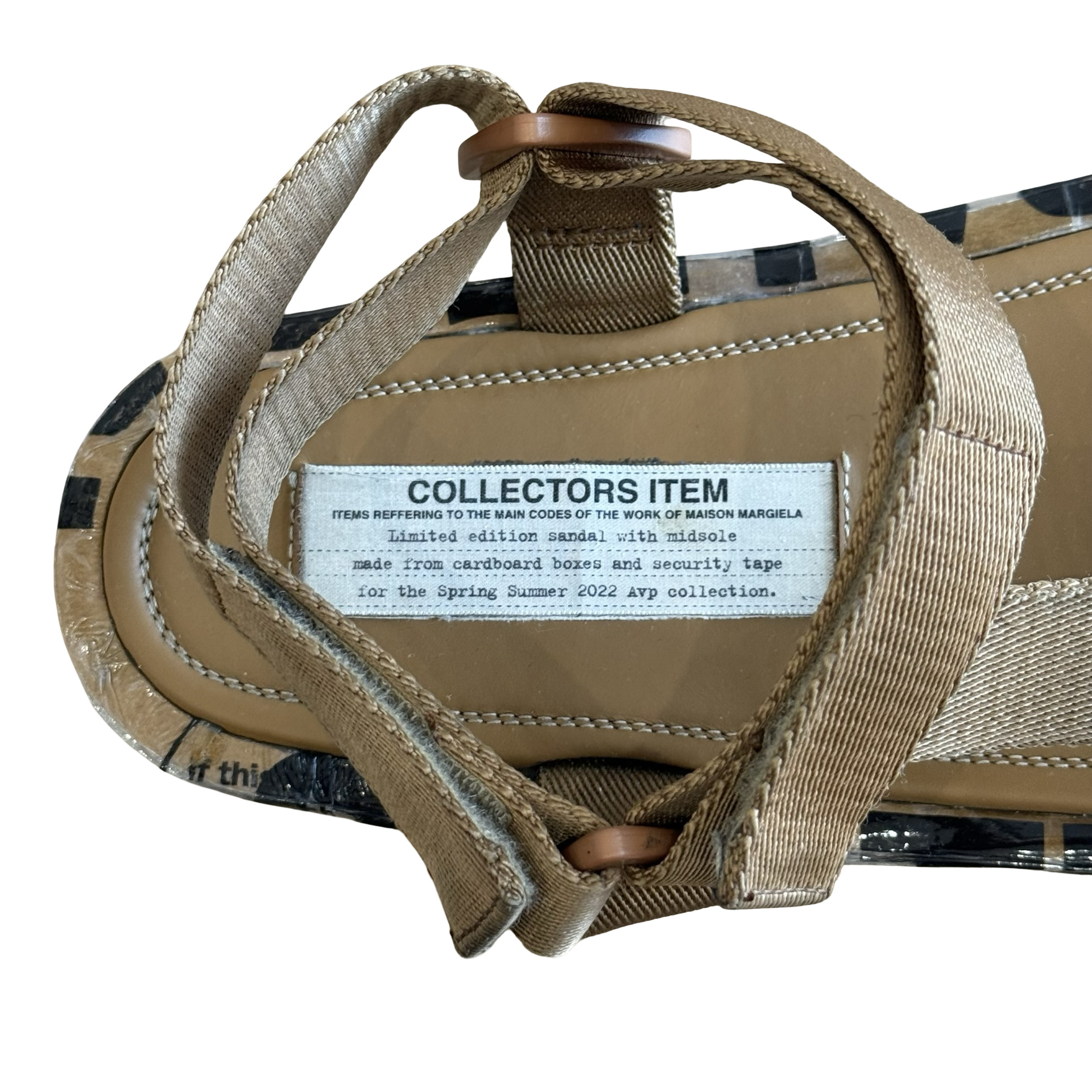 Margiela - Margiela Limited Edition Packing Tape Sandals SS22 SZ 43 - 3
