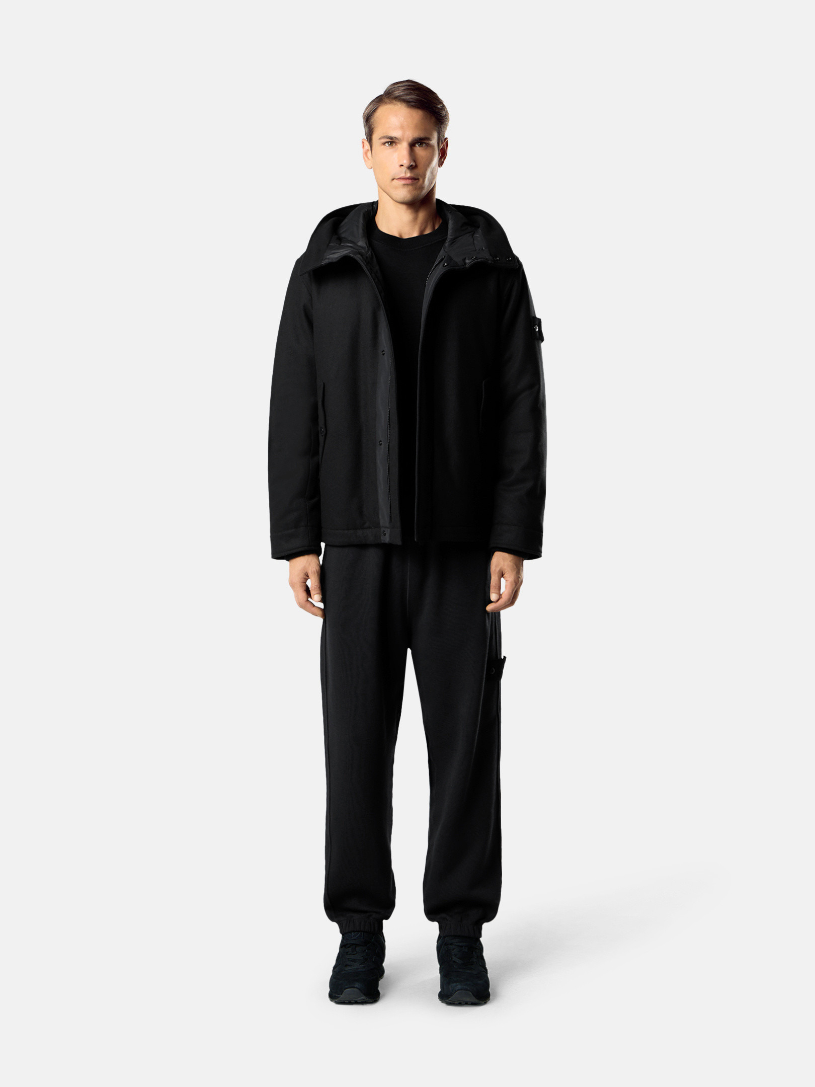4100103 WOOL NYLON FLANNEL_STONE ISLAND GHOST - 3