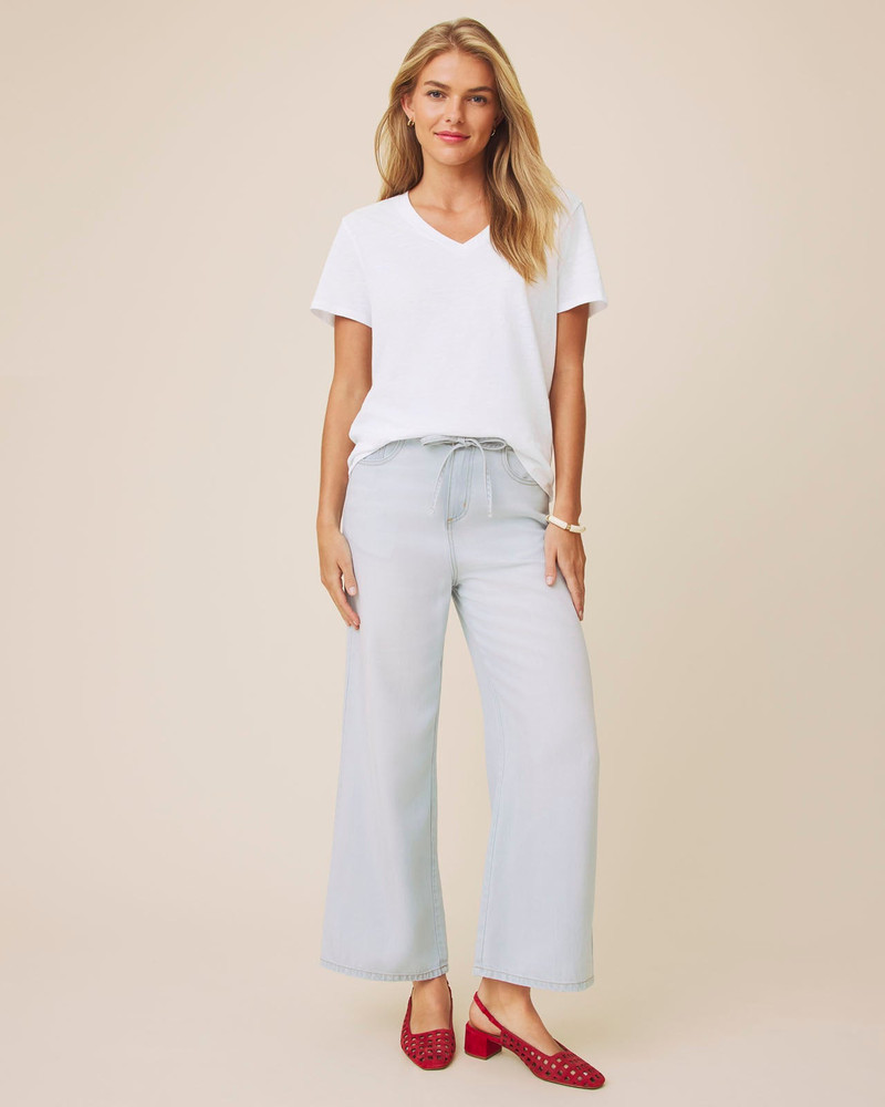Splendid Louisa Boyfriend V-Neck Tee outlook
