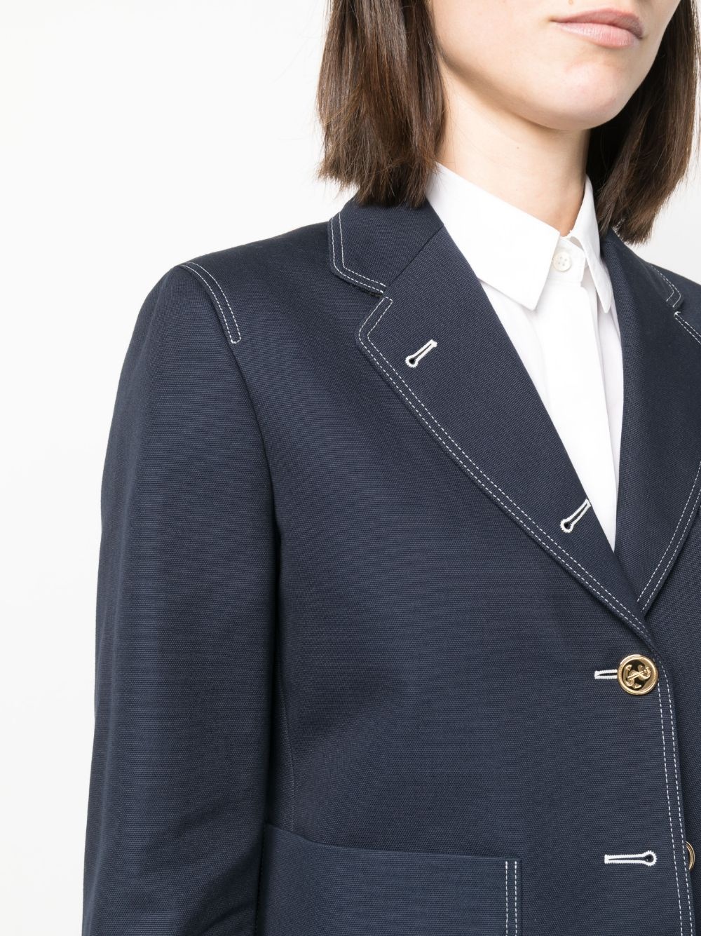 sack-patch cropped jacket - 5