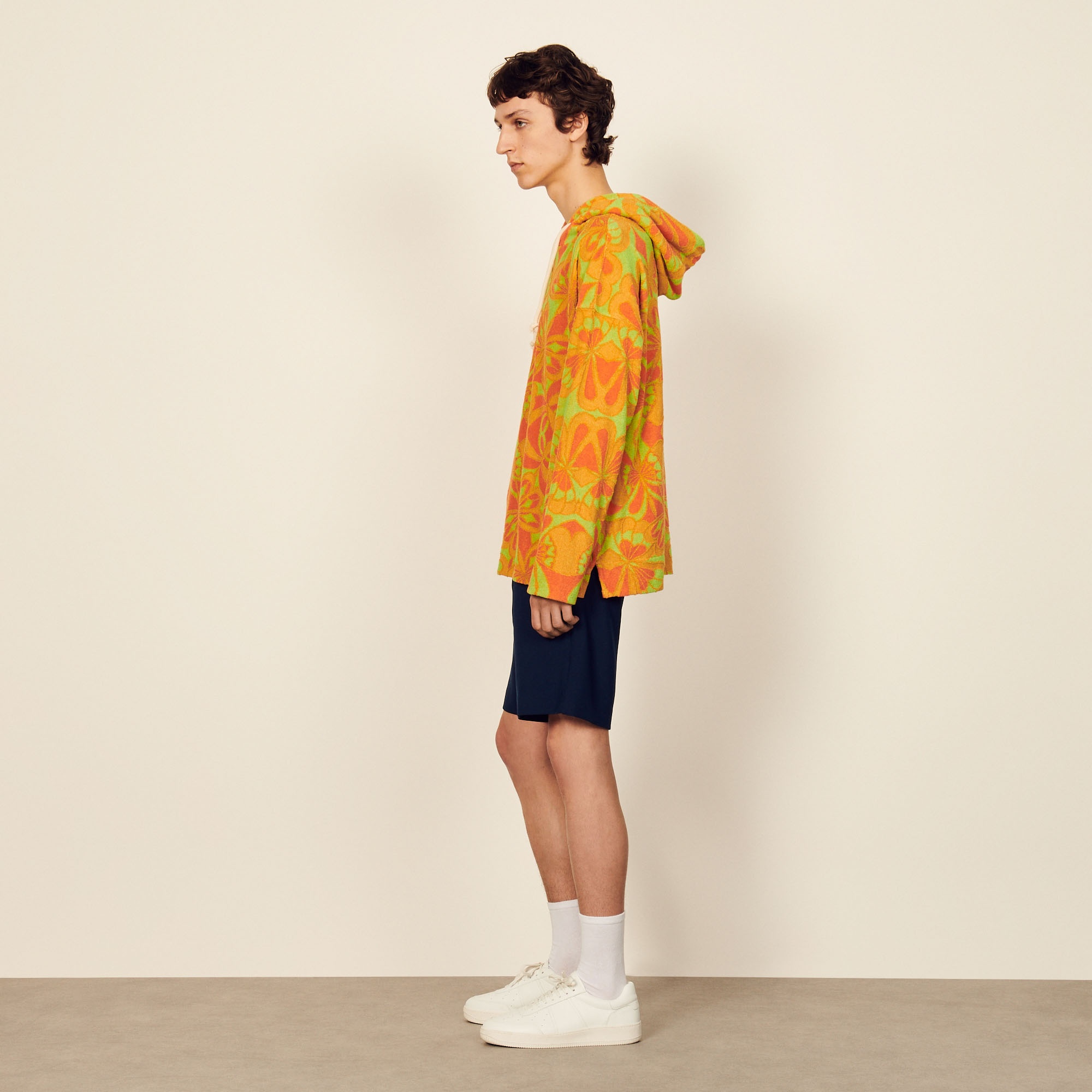 Oversized terrycloth hoodie - 4