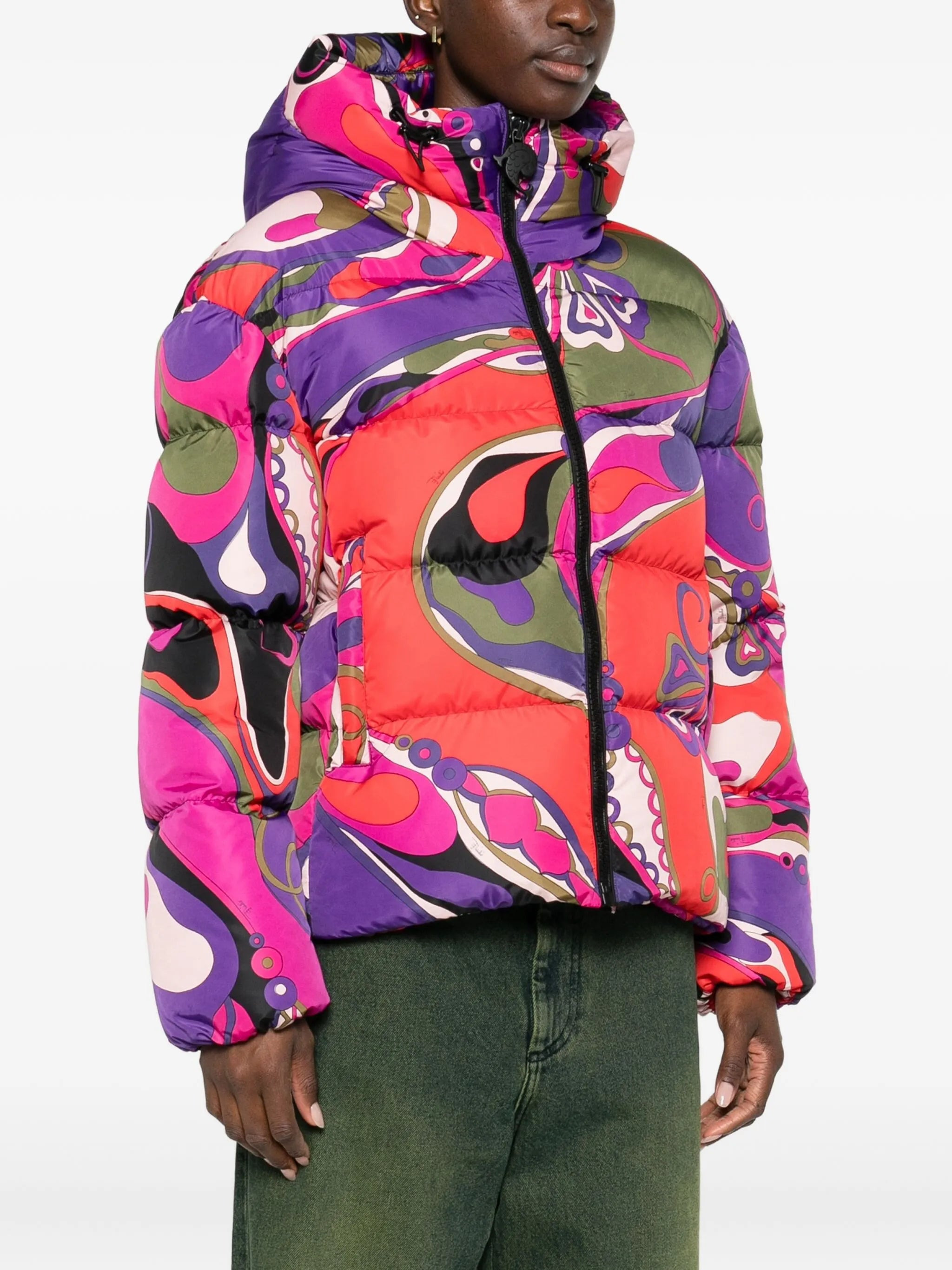 Pucci Abstract-print Puffer Jacket - 3