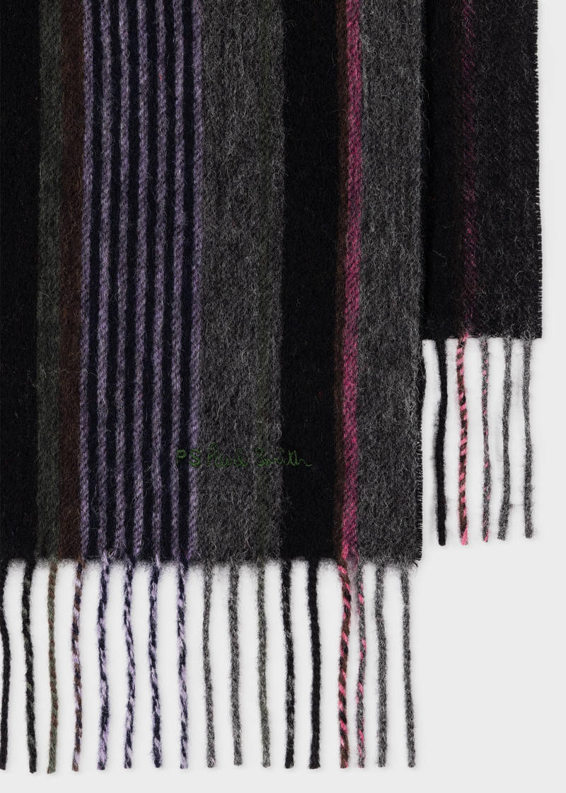 Paul Smith Multi Stripe Lambswool Scarf outlook