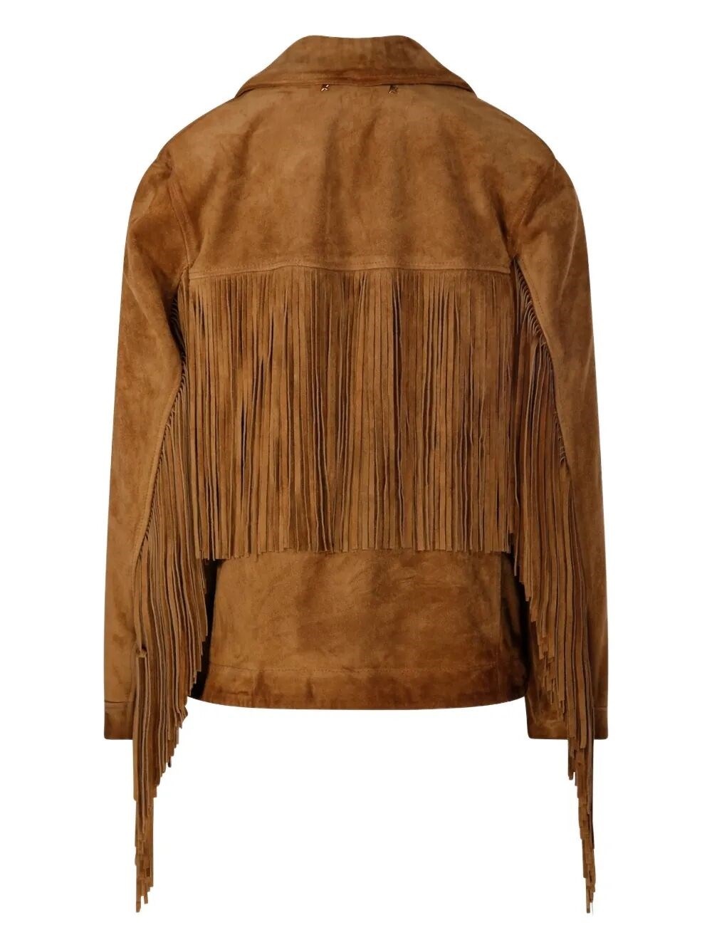 `Journey` Leather Jacket With Fringes - 2