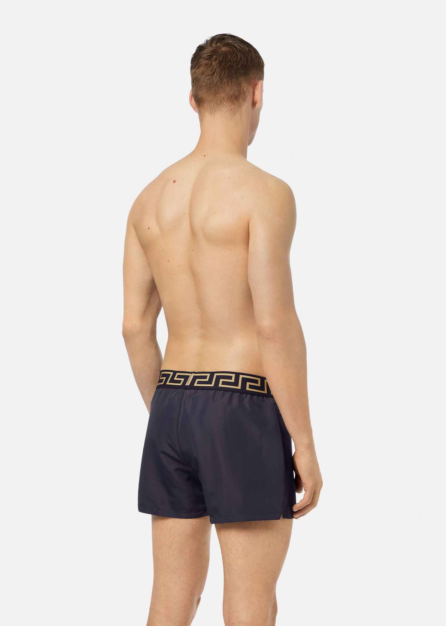 Greca Border Short Swim Shorts - 3