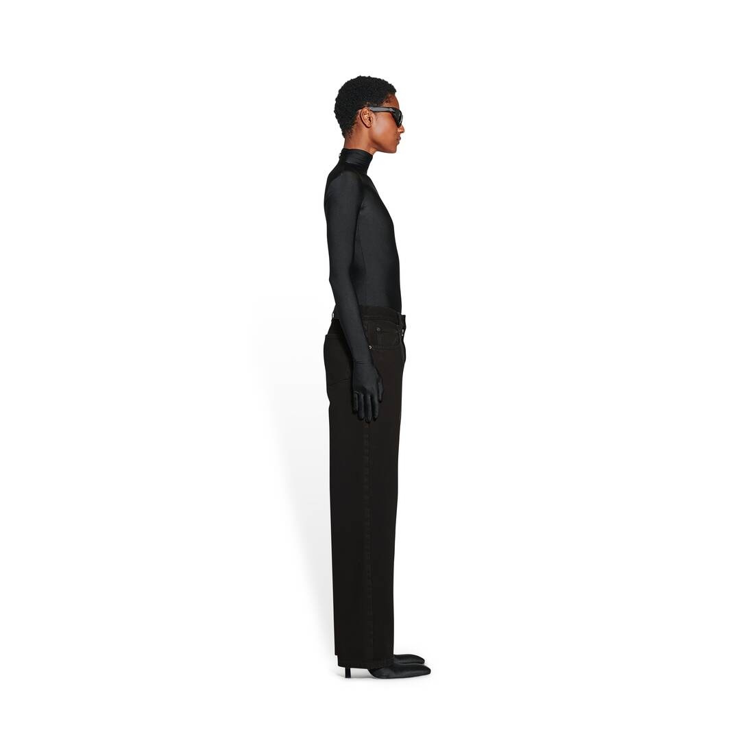 Women's Large Pants in Black - 3