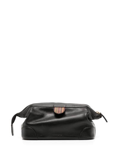 Paul Smith logo-debossed leather travel bag outlook