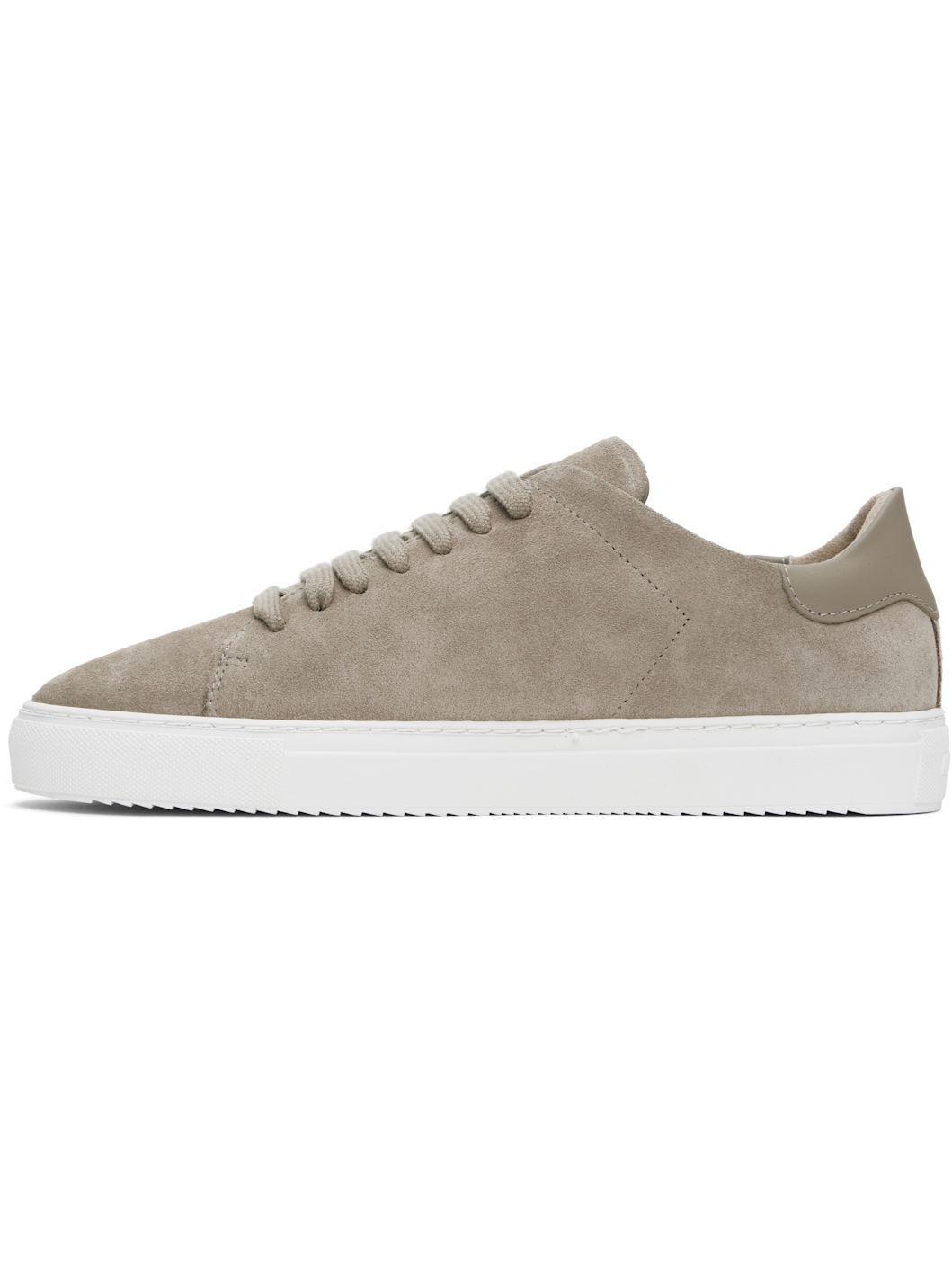 Taupe Clean 90 Suede Sneakers - 3
