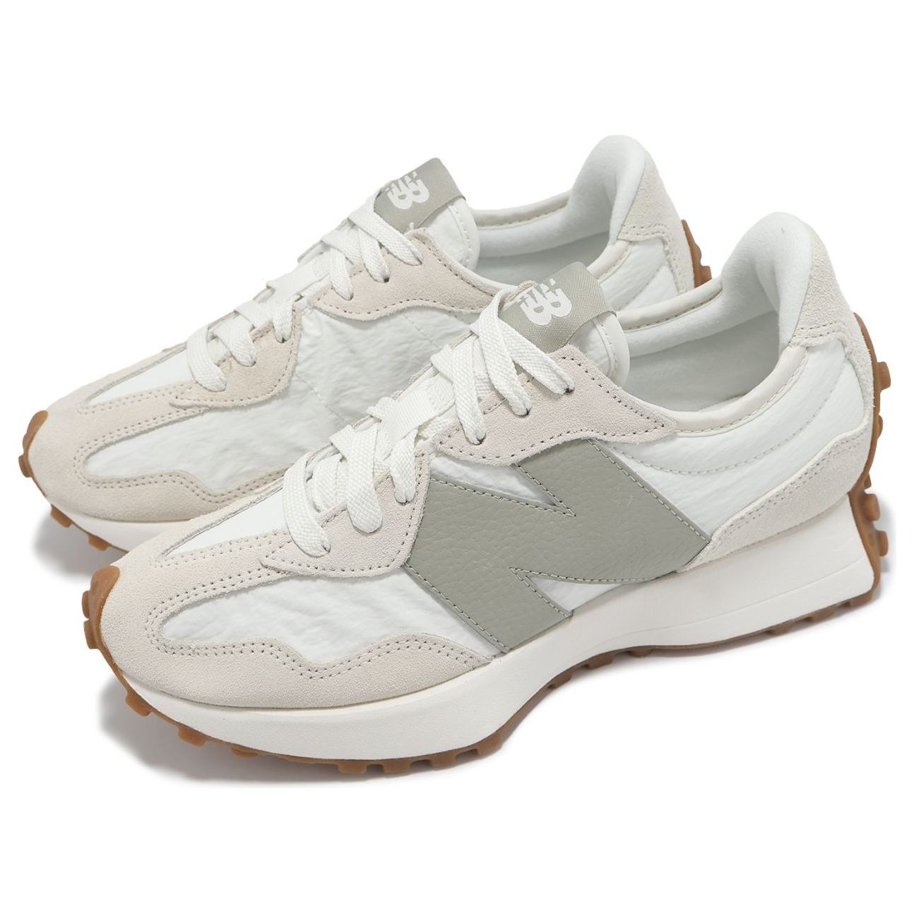 (WMNS) New Balance 327 'Linen Sea Salt Olive' WS327FTB - 3