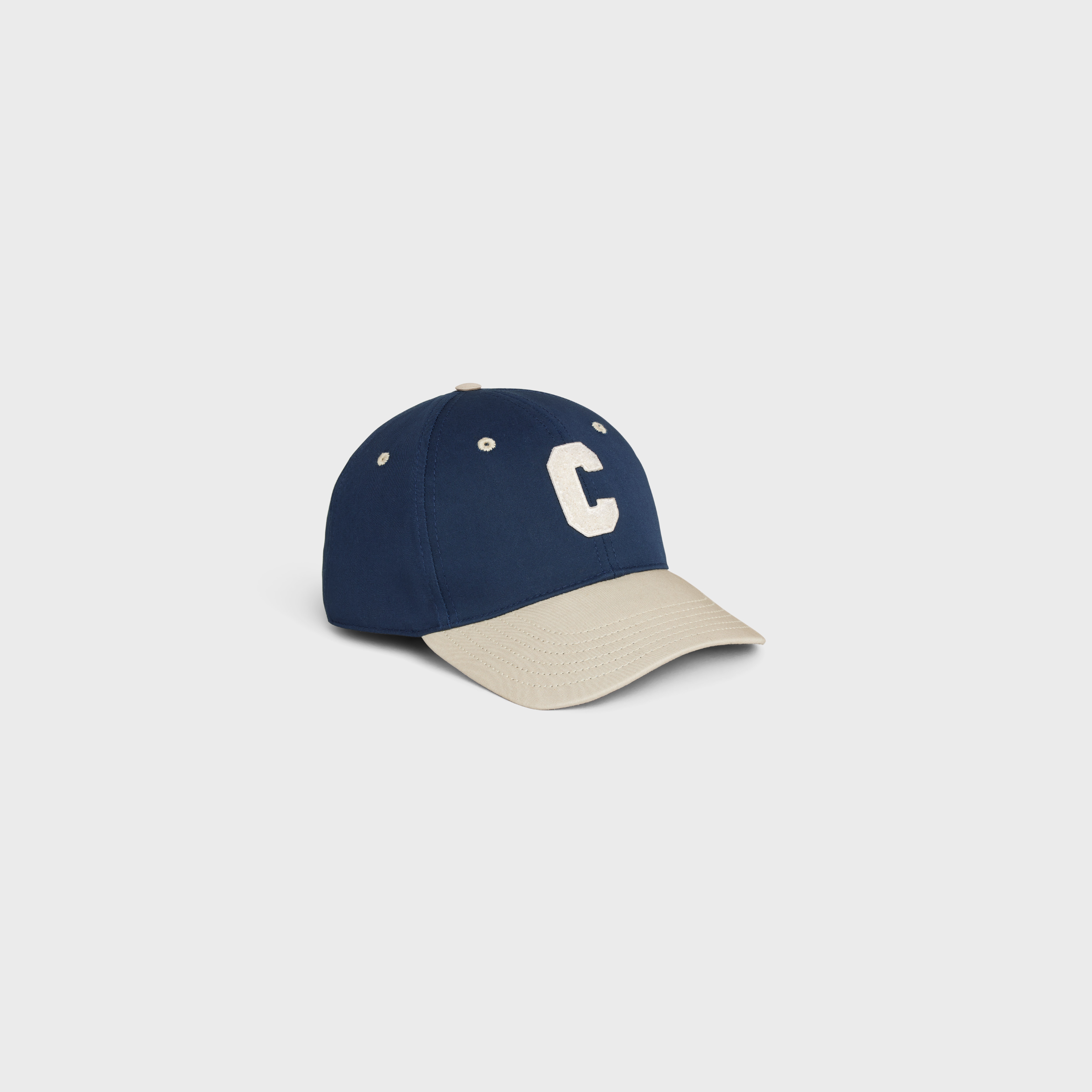 initial baseball cap in cotton - 1