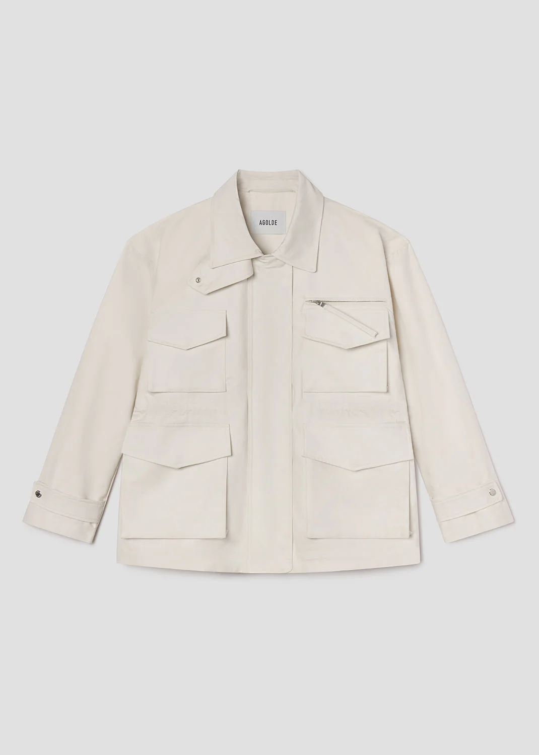 AUBREY JACKET IN CHALK WHITE - 1