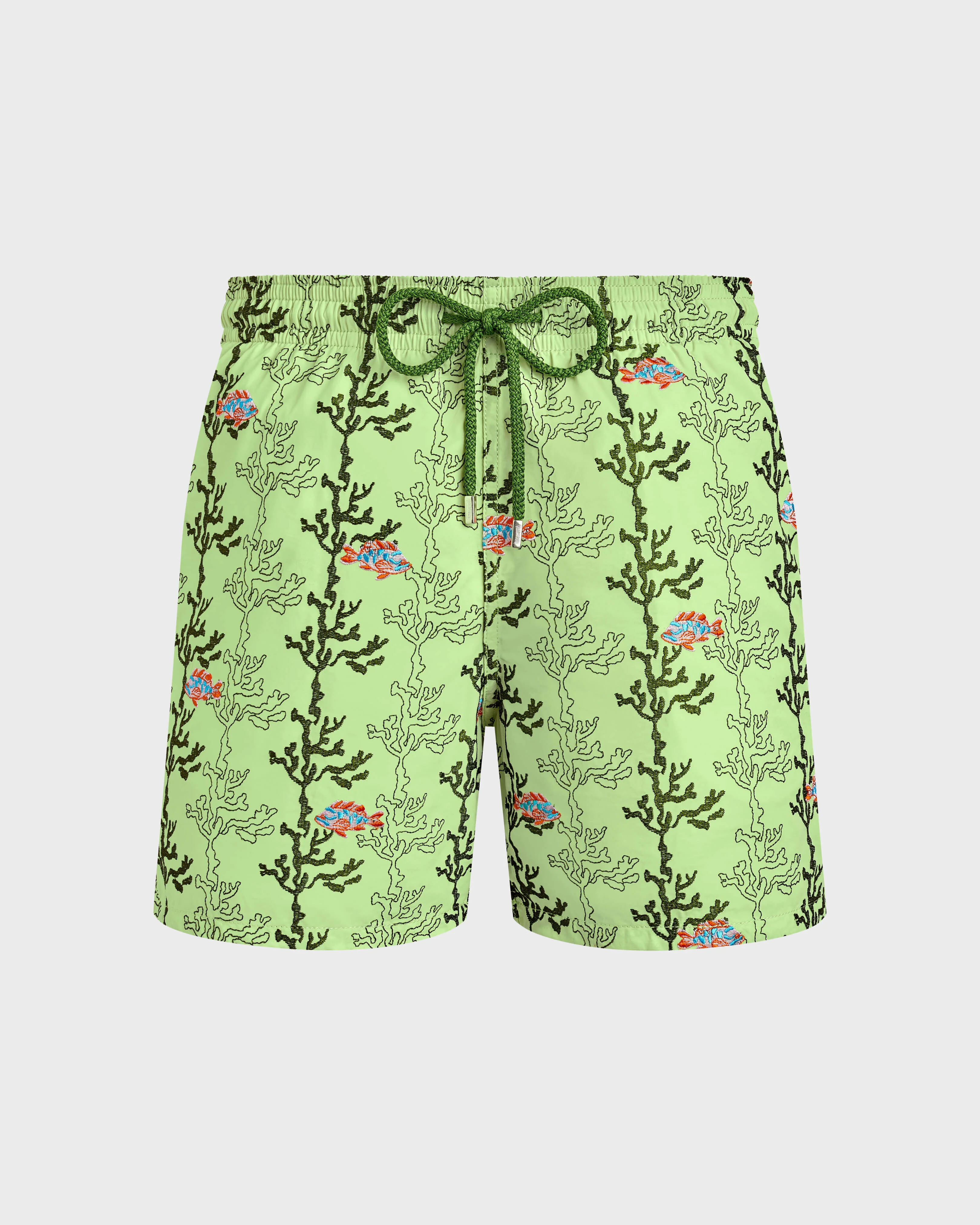 Men Swim Trunks Embroidered Seaweed - Limited Edition - 1