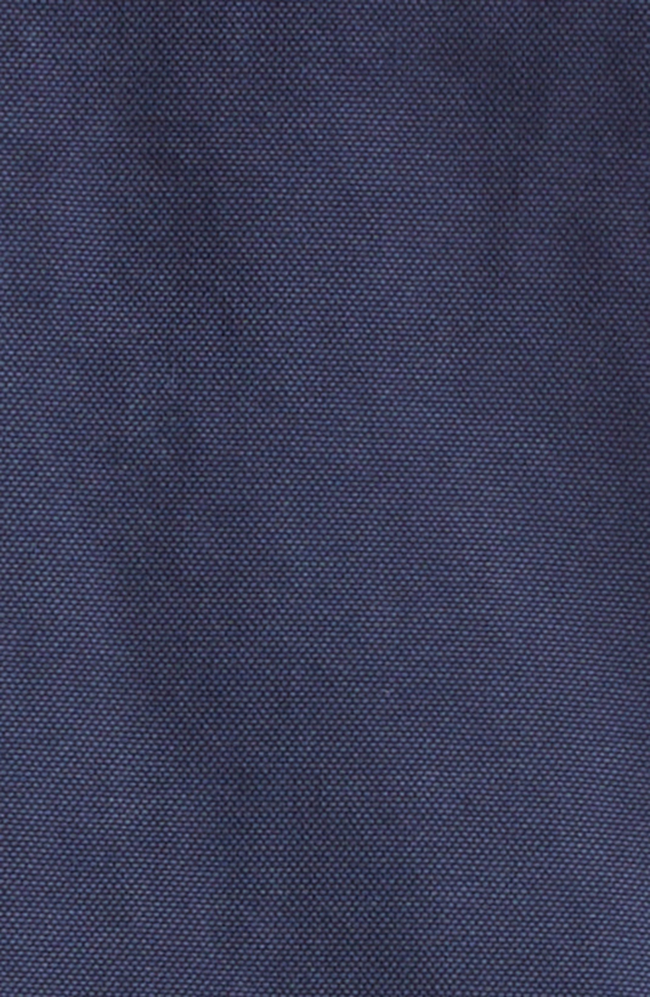 Stone Island Organic Cotton Fleece Zip Track Jacket in V0126 Ink at Nordstrom - 6