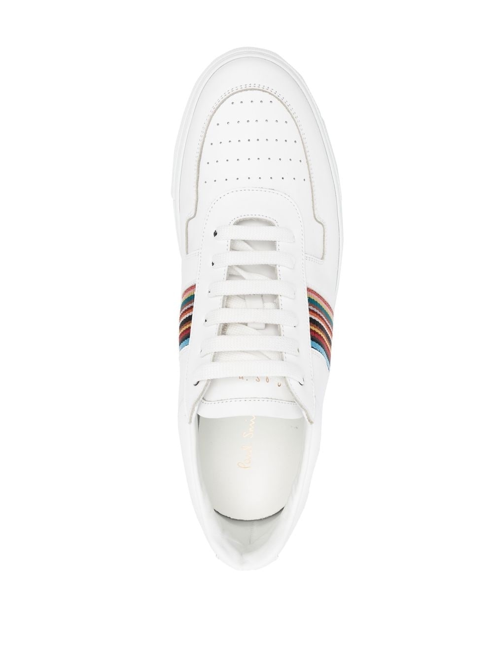 Signature Stripe lace-up sneakers - 4