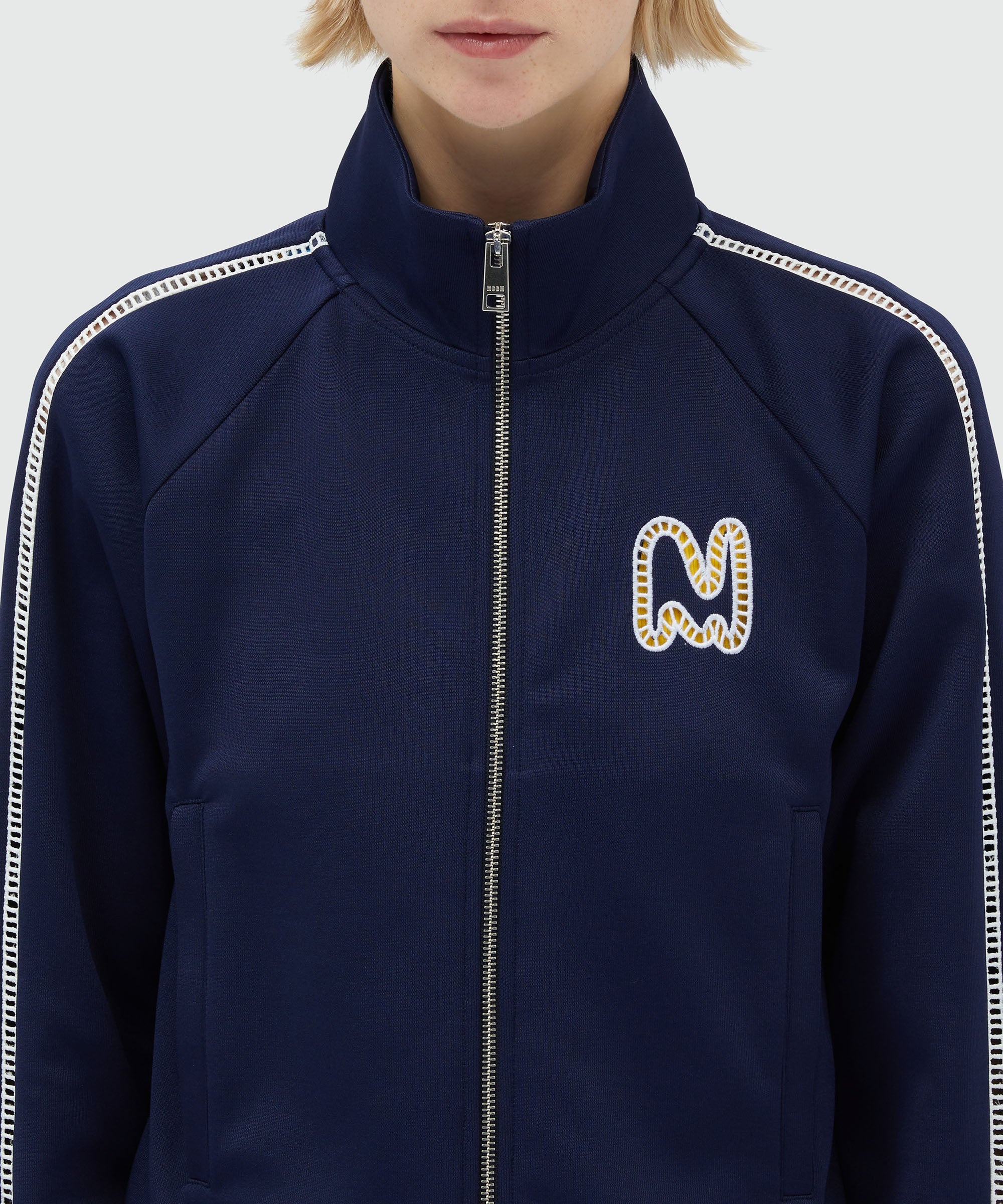 Cotton blend sweatshirt with "TheMwave" embroidery - 5