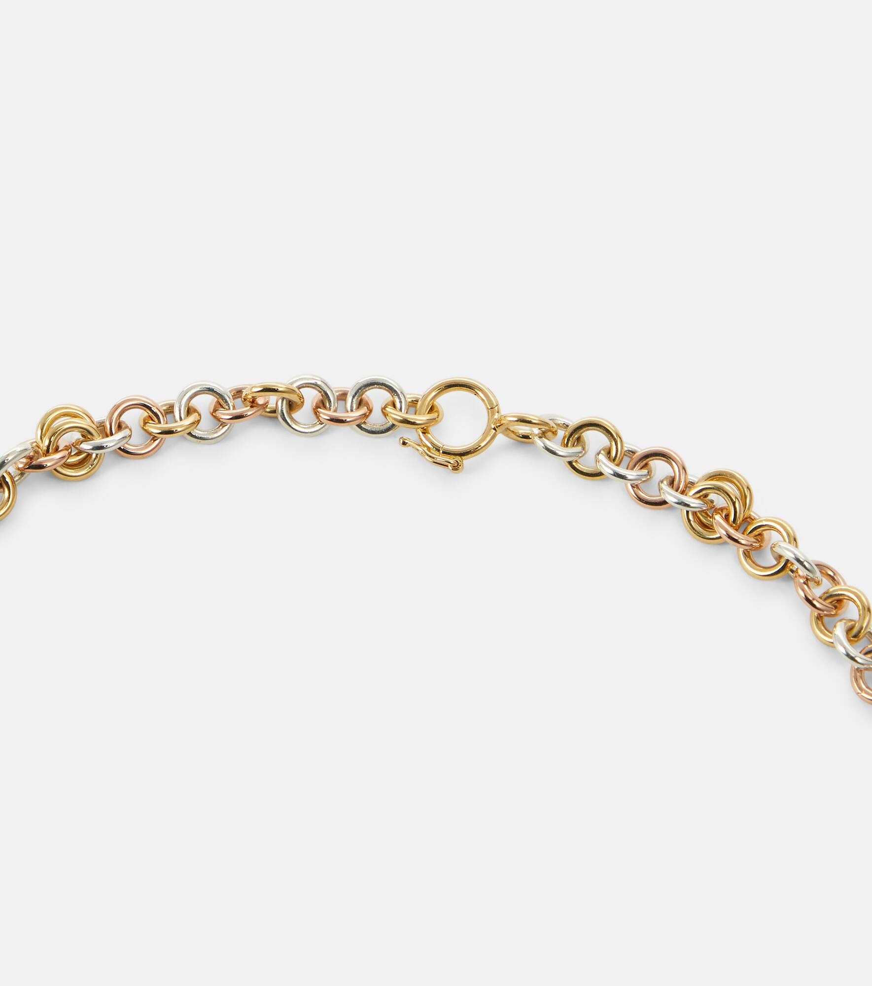 Serpens 18kt gold, rose gold and sterling silver chain necklace - 4