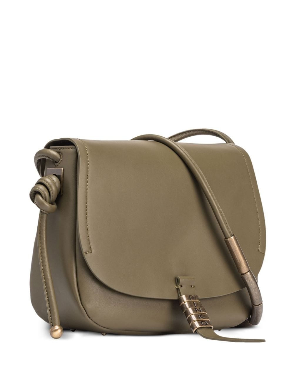 logo-lettering leather crossbody bag - 3