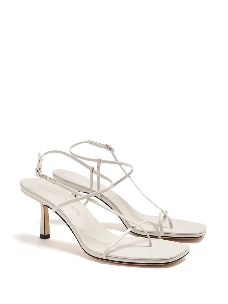 Studio Amelia 70mm Cross Front leather sandals outlook