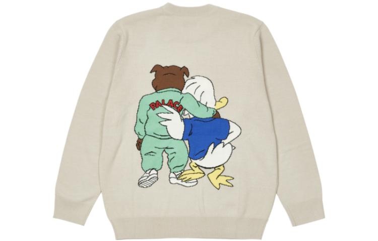 Palace Dog And Duck Knit 'Cream' P22KW069 - 2
