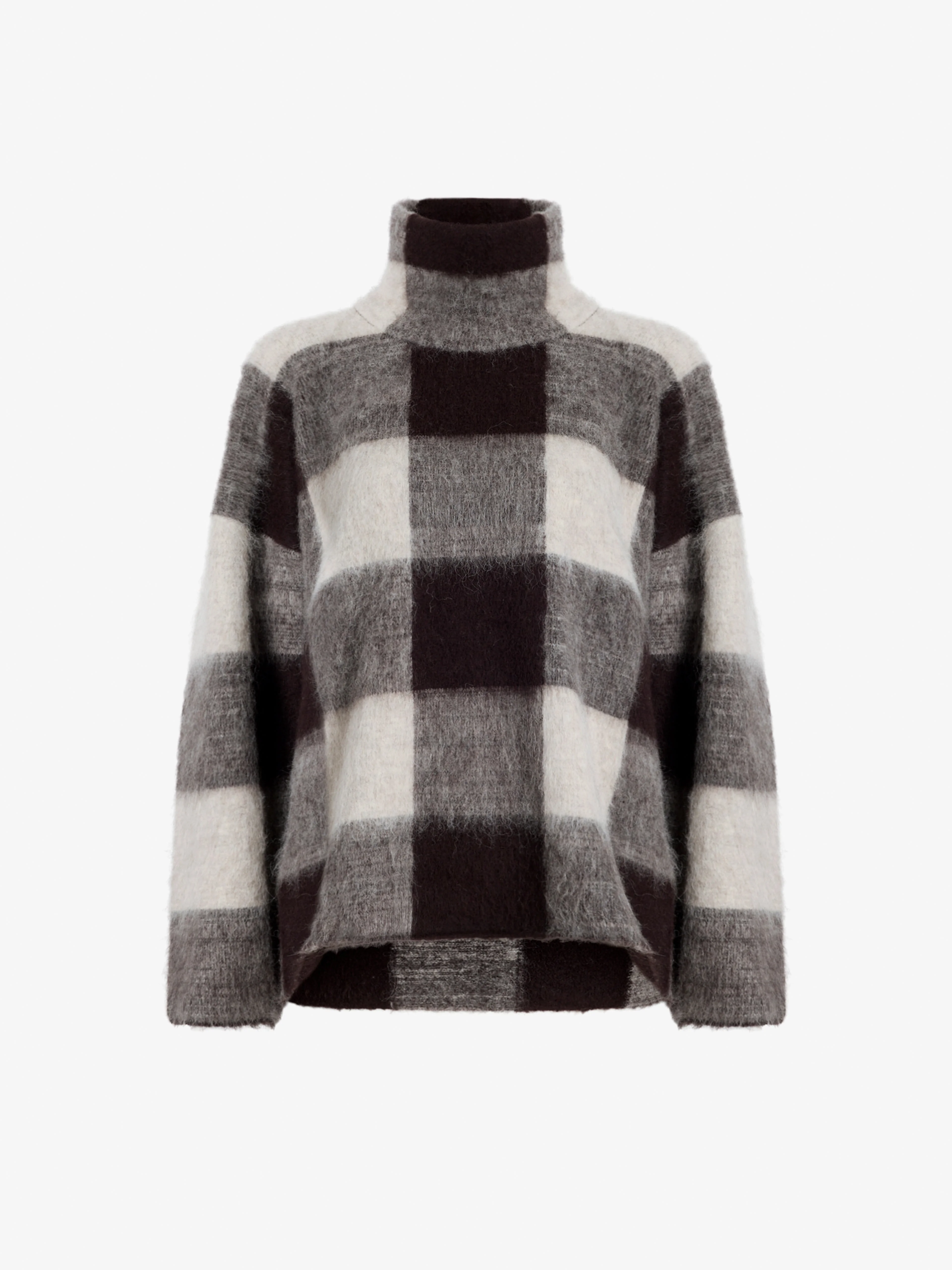 Kai Top in Brushed Glenplaid Knit - 1