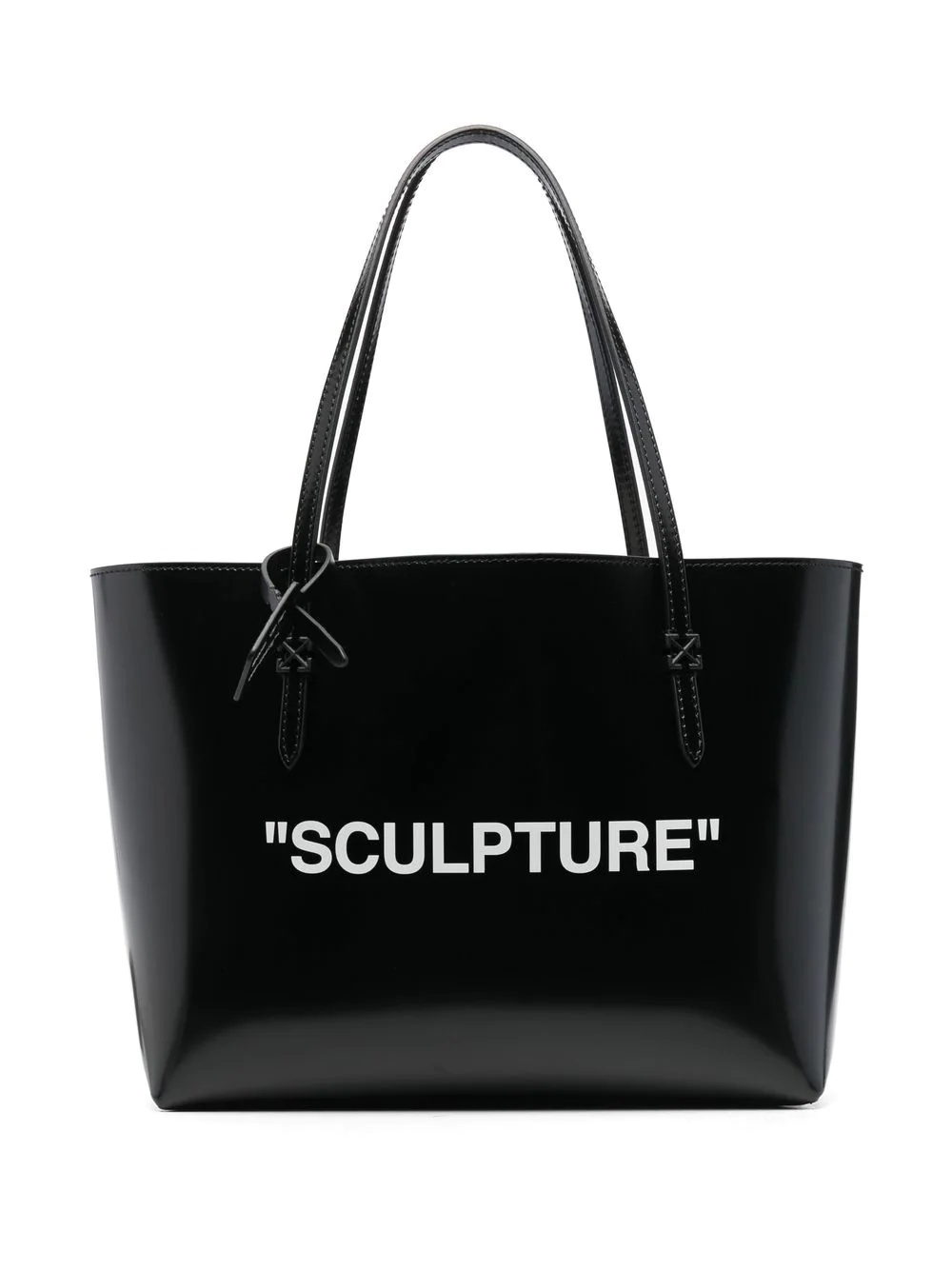 slogan-print tote bag - 1