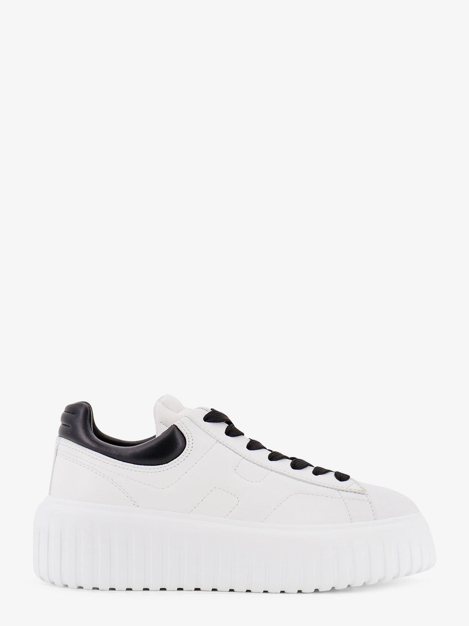 Low-Top H-Stripes Leather Sneakers - 1