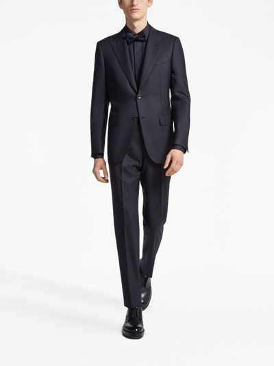 ZEGNA Centoventimila single-breasted wool suit outlook