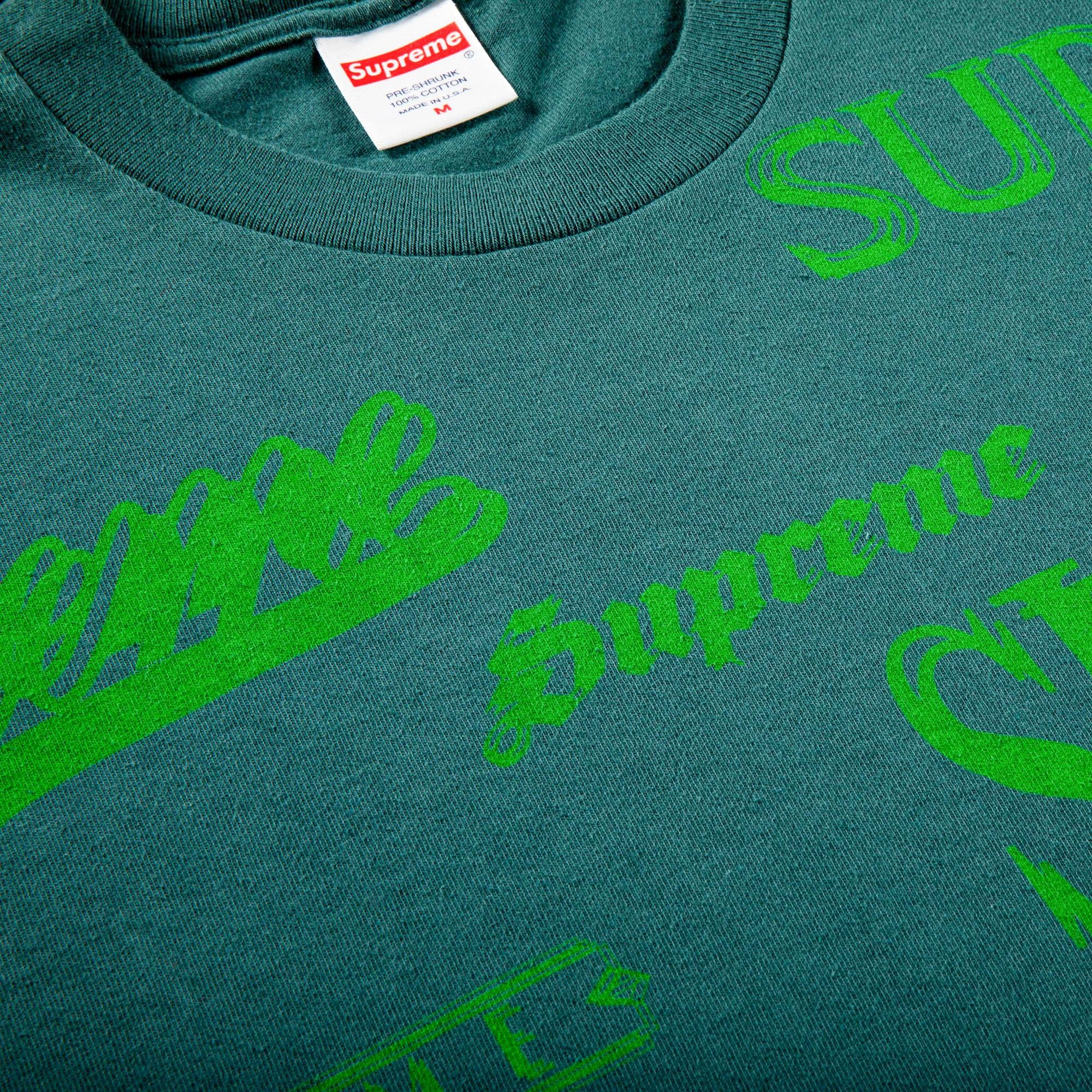 Supreme Multi Logo Tee 'Dark Teal' - 2