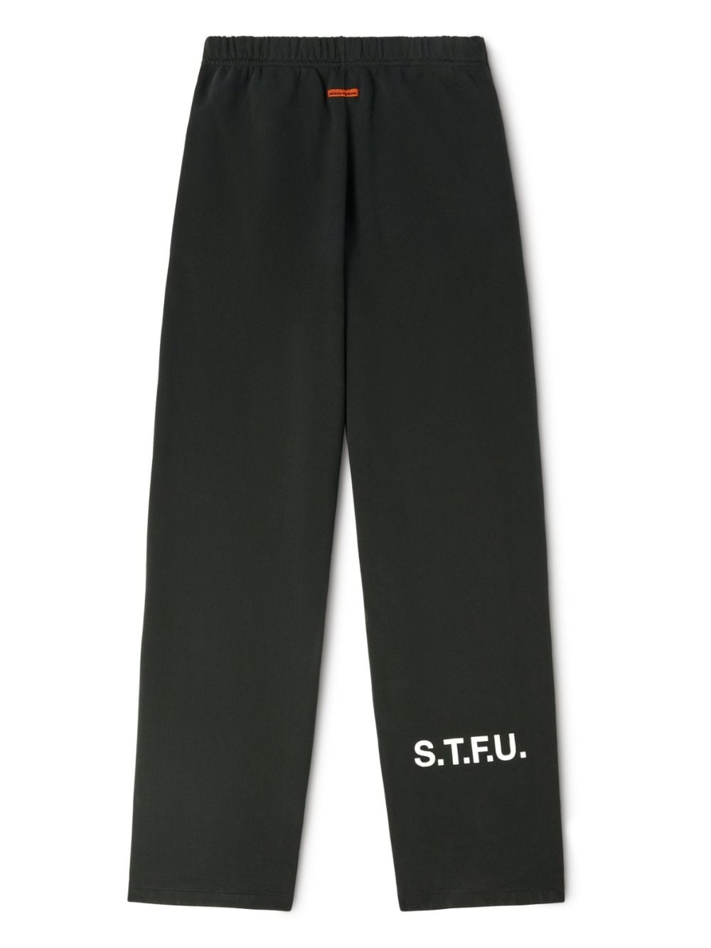logo-patch cotton track pants - 6