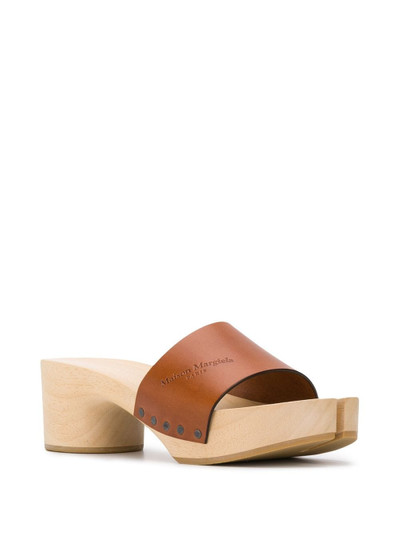 Maison Margiela Tabi split toe wooden clogs outlook