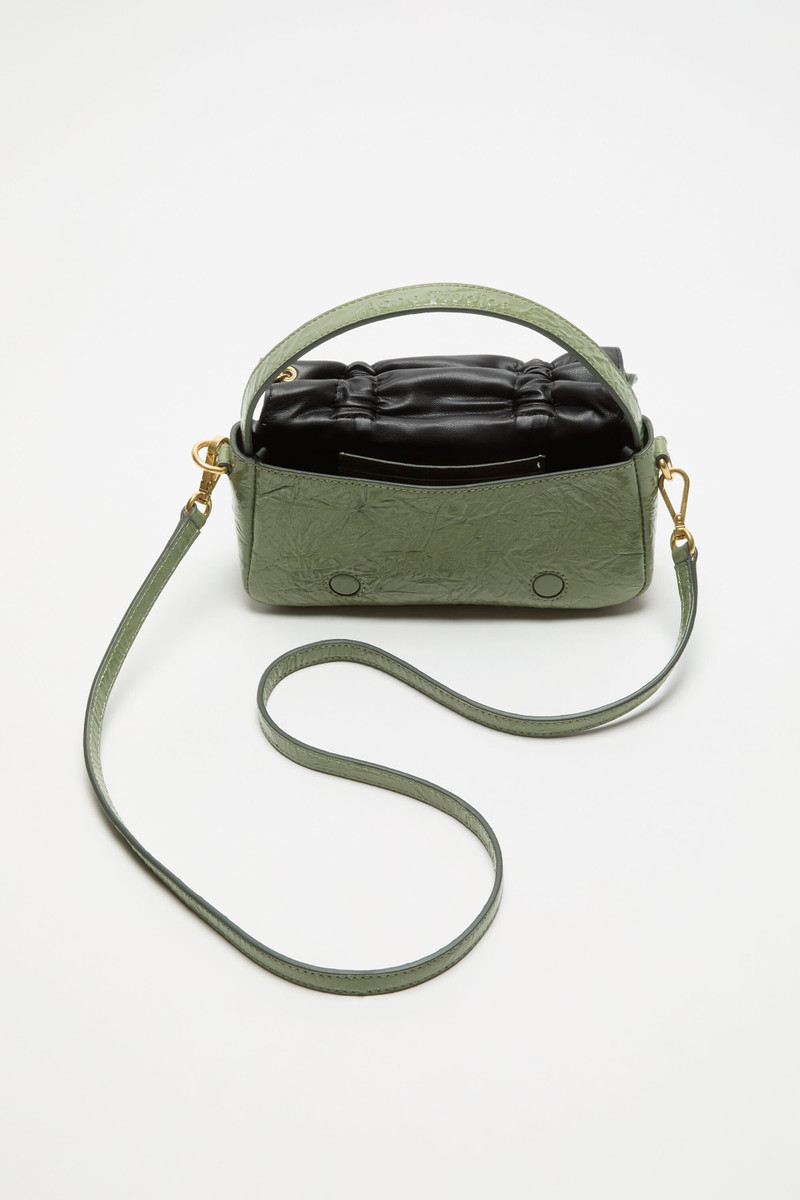 Acne Studios Multipocket micro bag - Wheat green outlook
